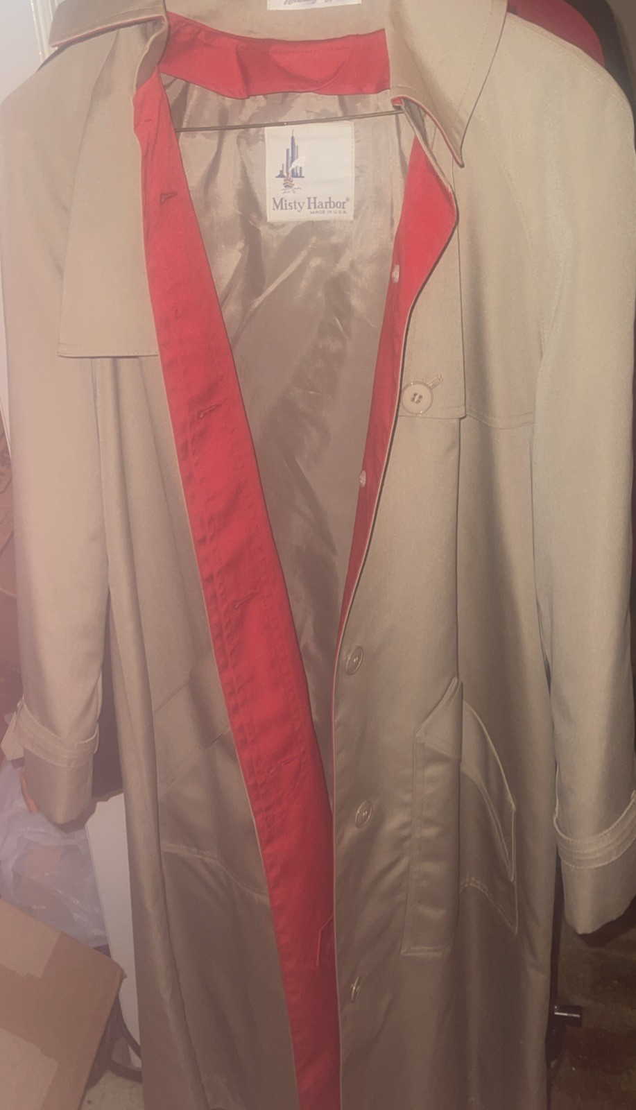 Vintage Misty Harbor Women’s Trench Coat. Khaki. 10 Regular. Cool Vibe: BOGO 50%
