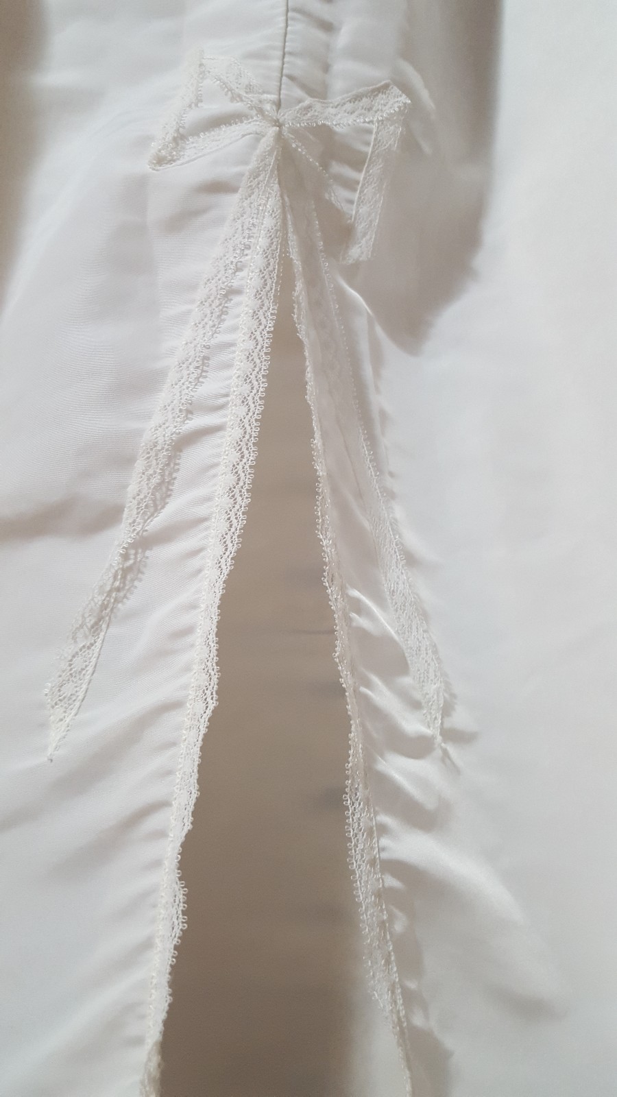 Glydons Vintage Half Slip Made in Hollywood USA Nylon Lace 600 Petite White