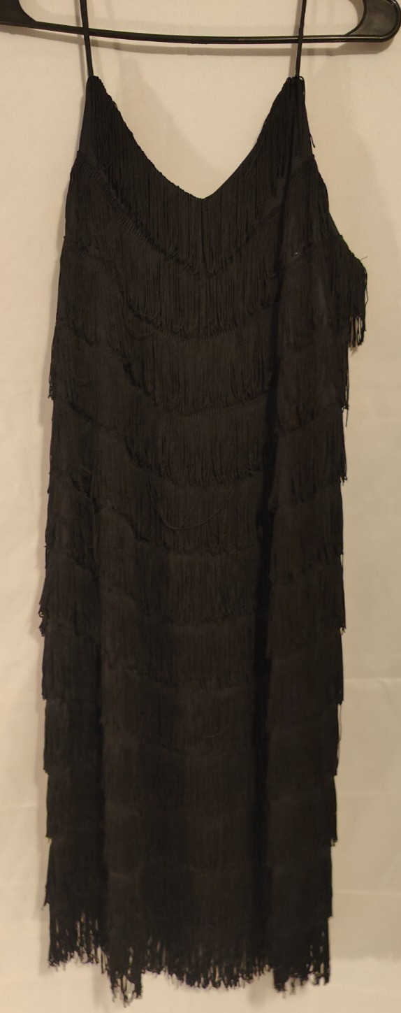 Vintage After 5 Flapper Style Evening Dress. Size 13-14 Rayon Made in USA