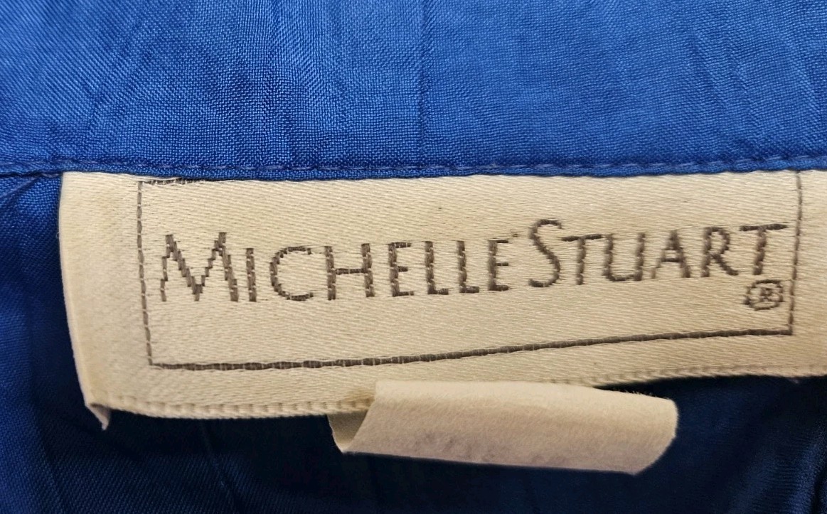 Rare Blue Vintage Electric Blue Jumpsuit Size 10 Elastic Waaistband