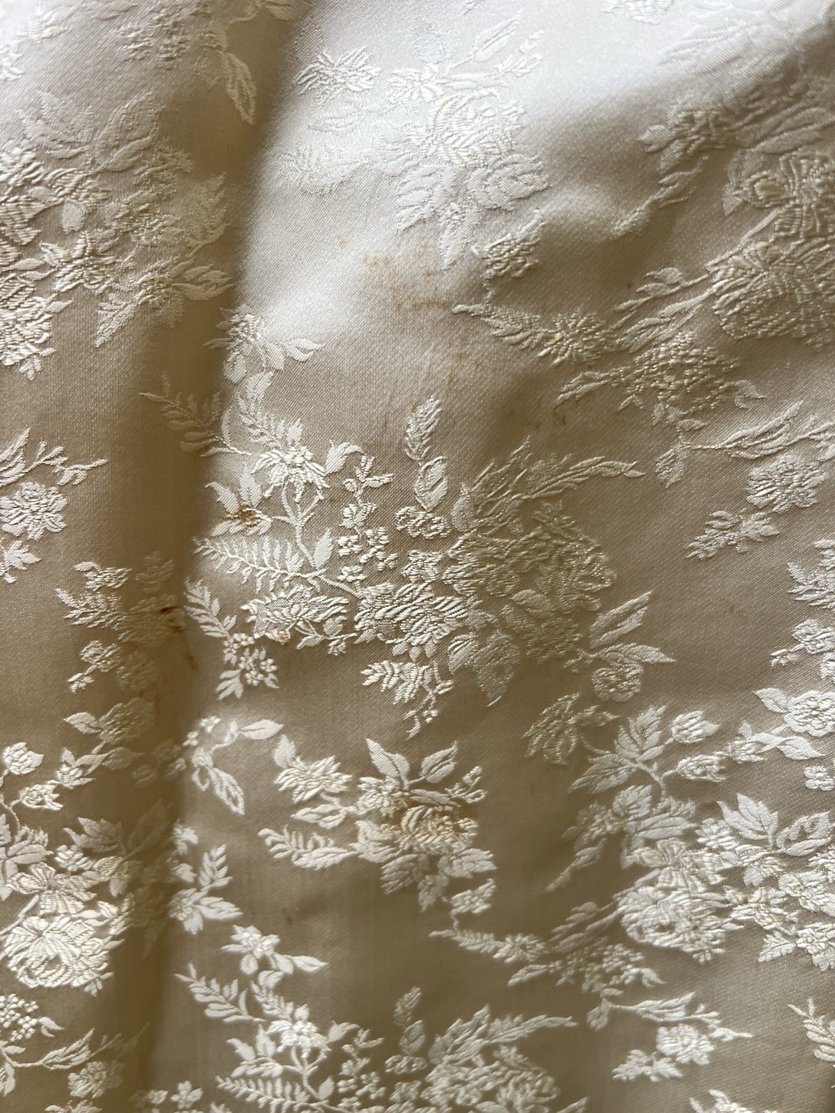 Vintage Wedding Dress Size S/XS Ivory Floral