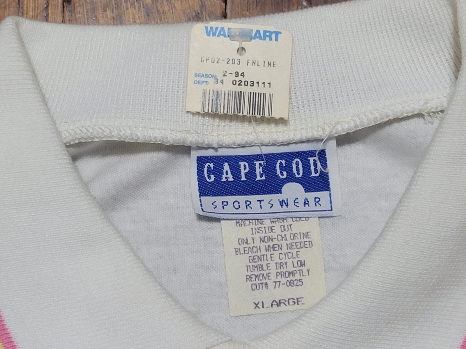 NEW NOS Vintage 80s 90s Cape Cod Sportswear Womens Beach Shirt Grandma