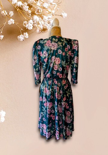 NWT TABBY OF CALIFORNIA PRAIRIE Dress Sz 6 Petite Pink Green Floral Cottagecore