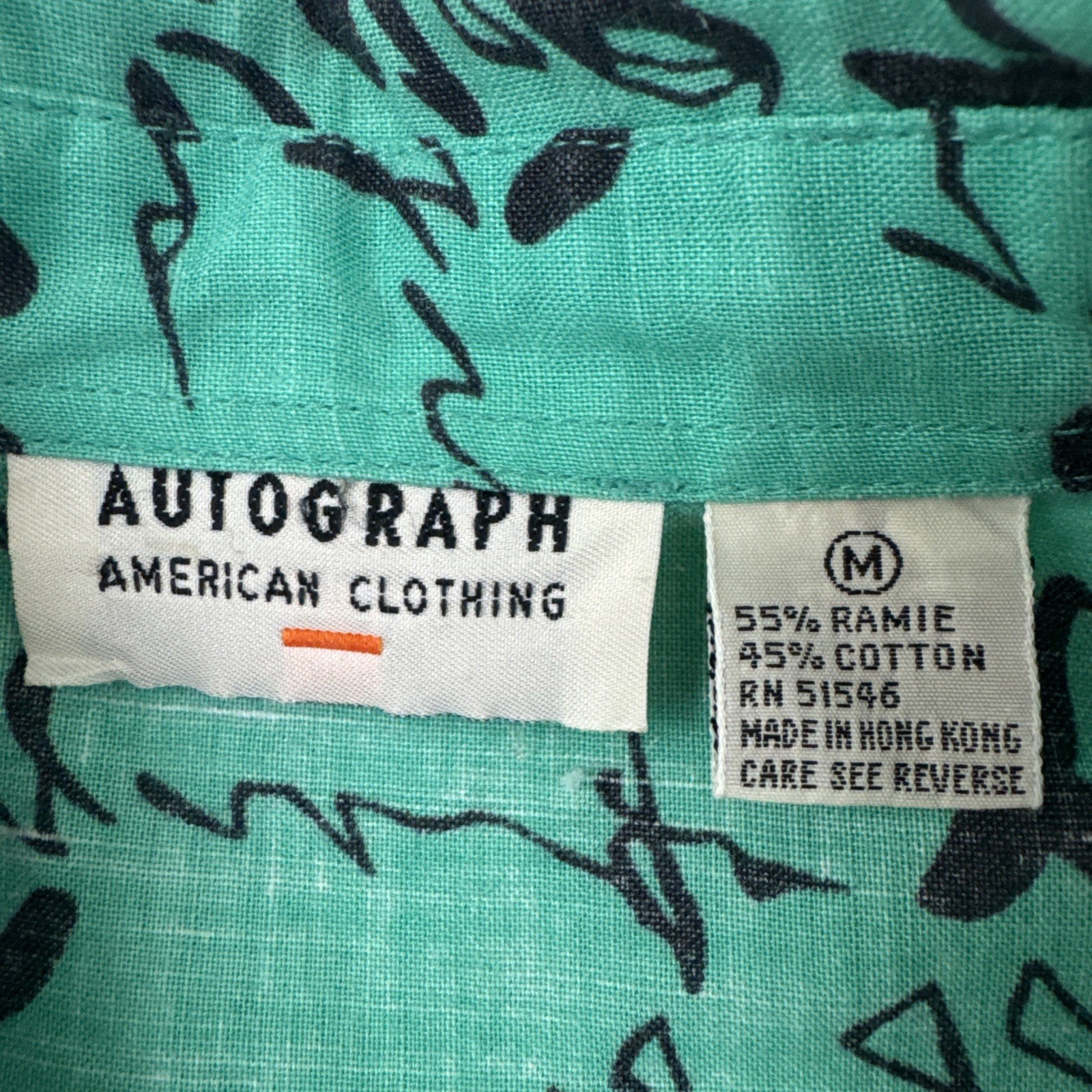 Vintage Sleeveless button-up Tie Front top Autograph American Clothing Company M