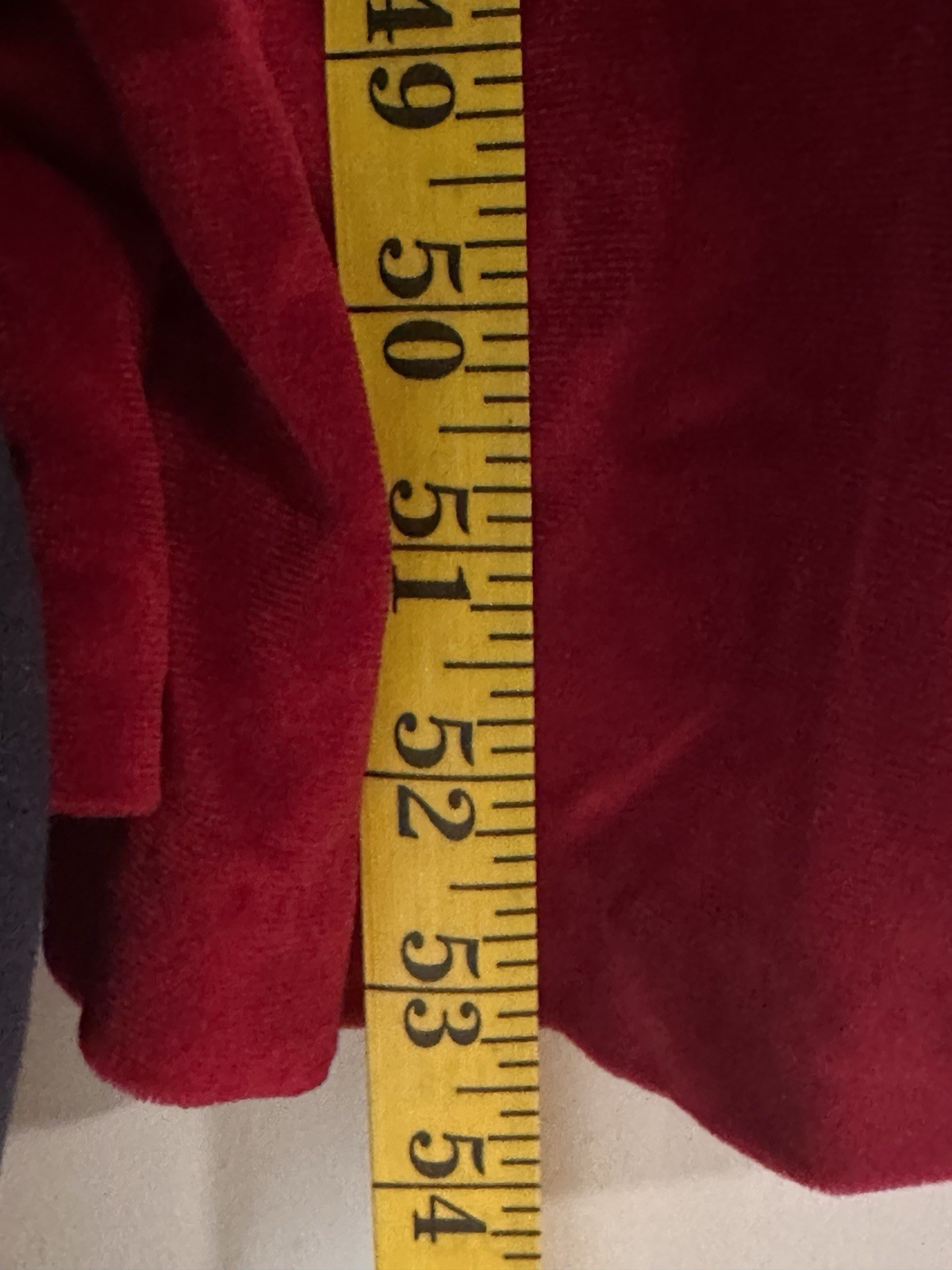 Vtg Brandywine Red Velvet Velour 1/2 Zip Robe Victorian House Coat, Large 1970s