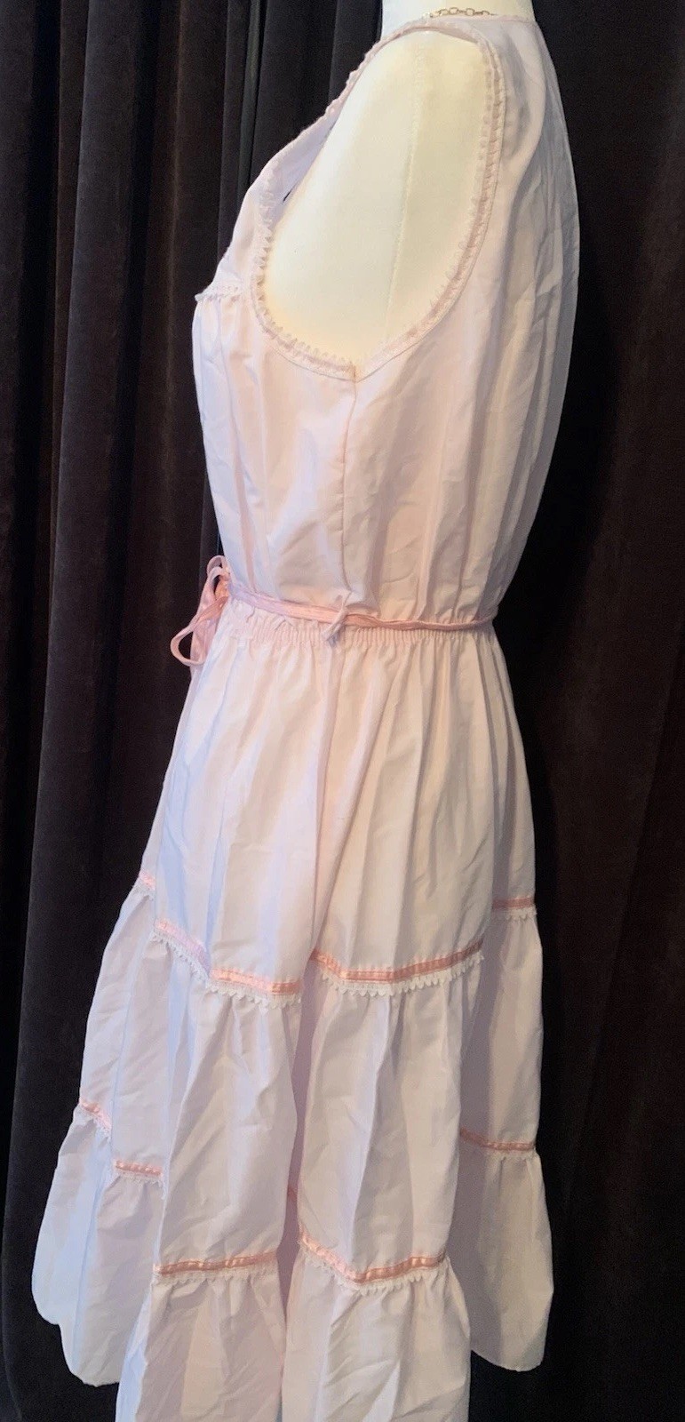 Vintage Shelly Michaels Embroidered Sundress Junior Size 13/14 (Fits like XS)