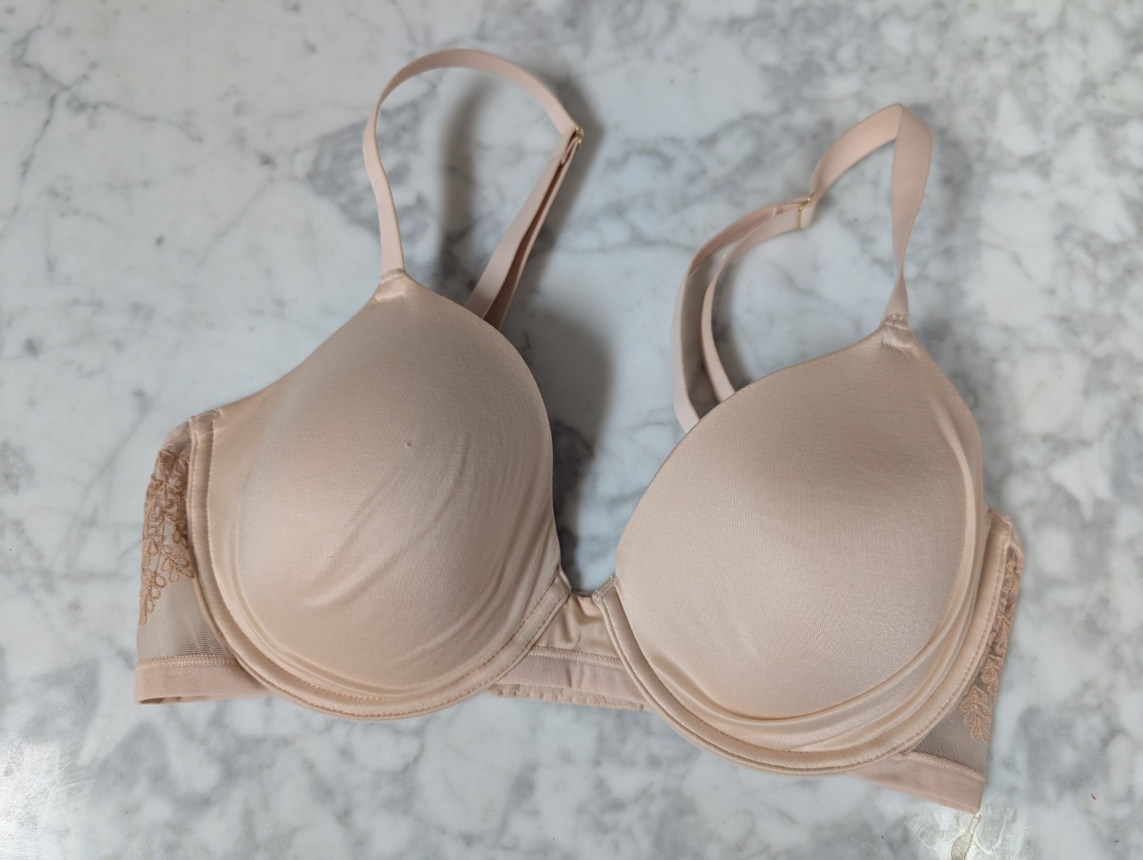 Natori Frame Contour Underwire Bra 721310 Cameo Rose New Size 34C
