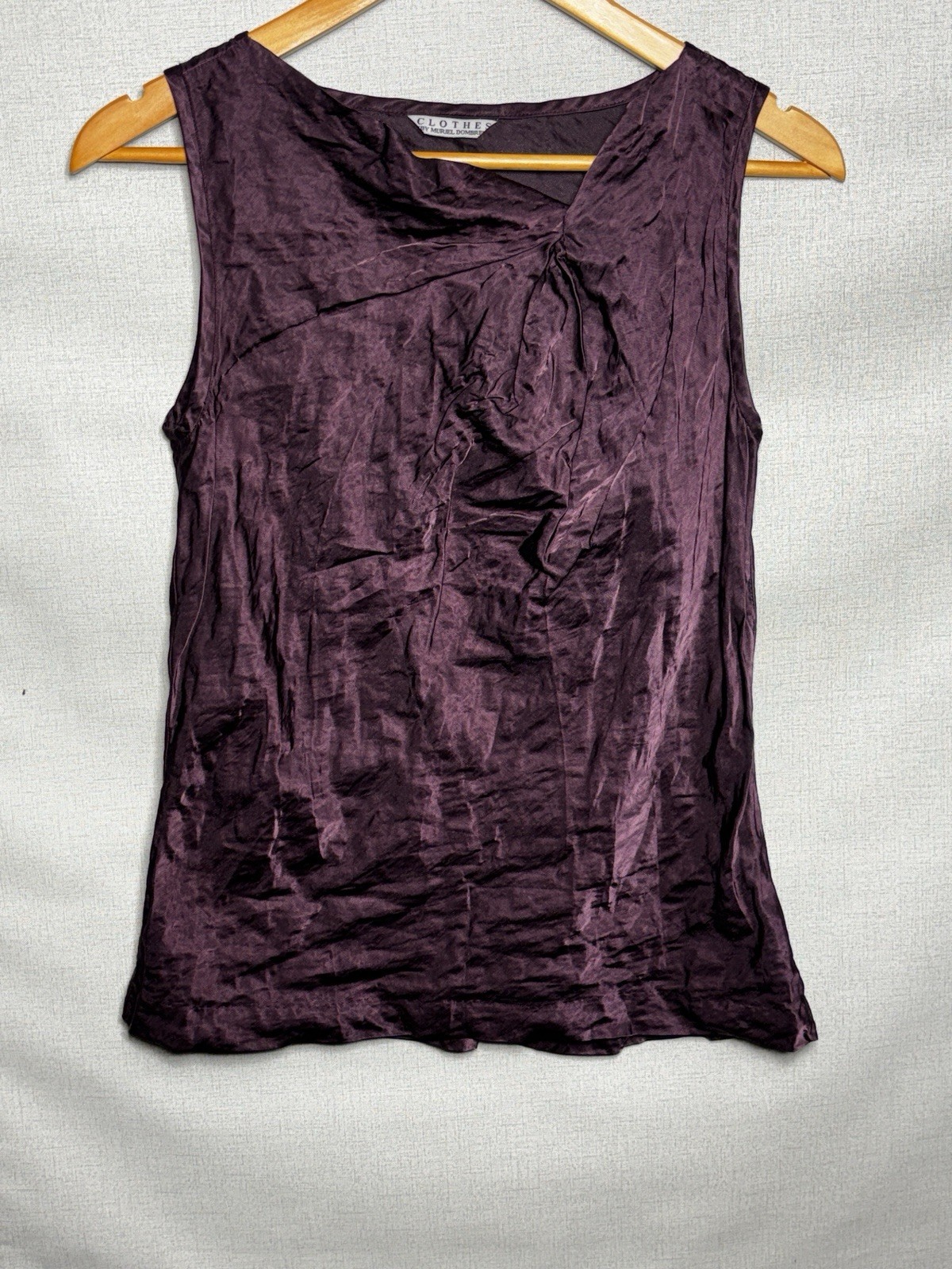 Vintage Clothe by Muriel Dombret 2 Piece Skirt Set 8 Plum Y2K Formal