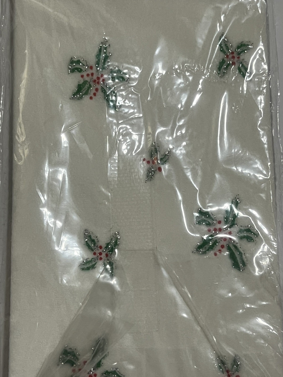 Vintage Nylon Knee High Hose Holiday Christmas Made In USA Size 9 To 11 Rare