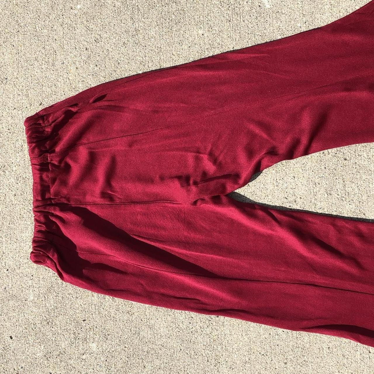 Vintage Frederick’s Of Hollywood Big Bell Bottoms And Long Sleeve Top Disco Set
