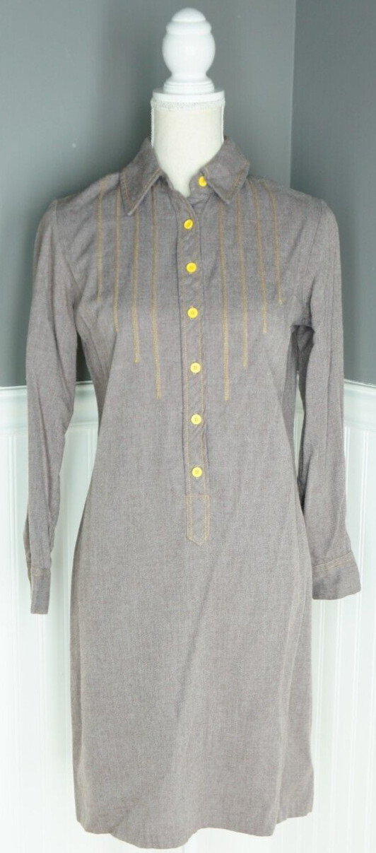 Vintage 60s The Art Shirt Peter Pan Collar Mod Twiggy Green Shift Shirt Dress