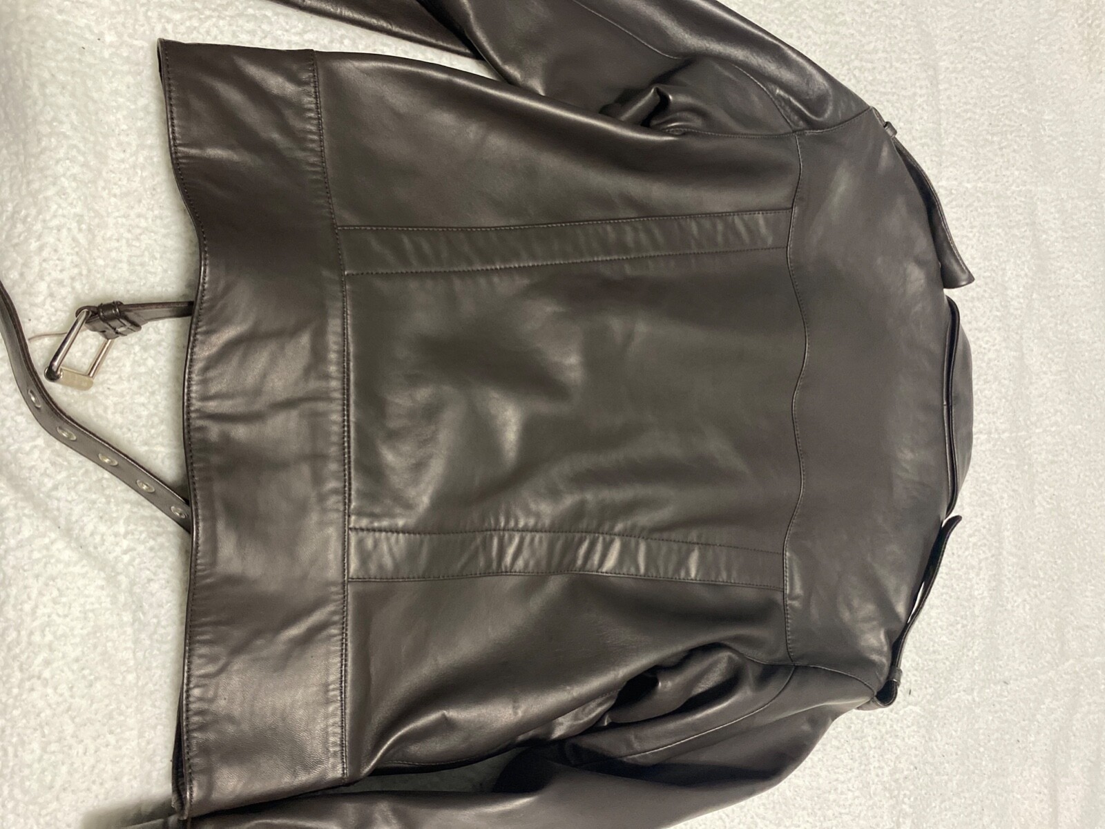 Michael Kors, Lamb Skin jacket w/ belt, Walnut, Medium, Brand New, Vintage