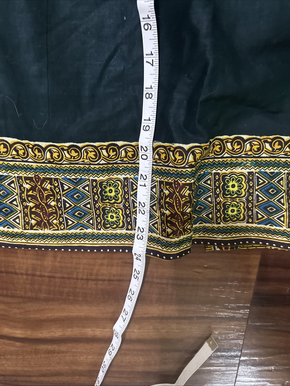 Vintage Custom Handmade Shirt And Skirt, Sunyani, Ghana 1999, Size S