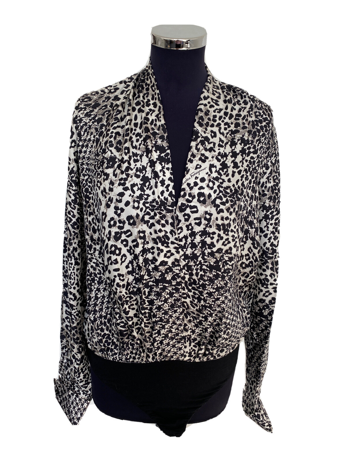 SALVATORE FERRAGAMO JERSEY SHIRT WOMAN VINTAGE WOMEN JHD1738