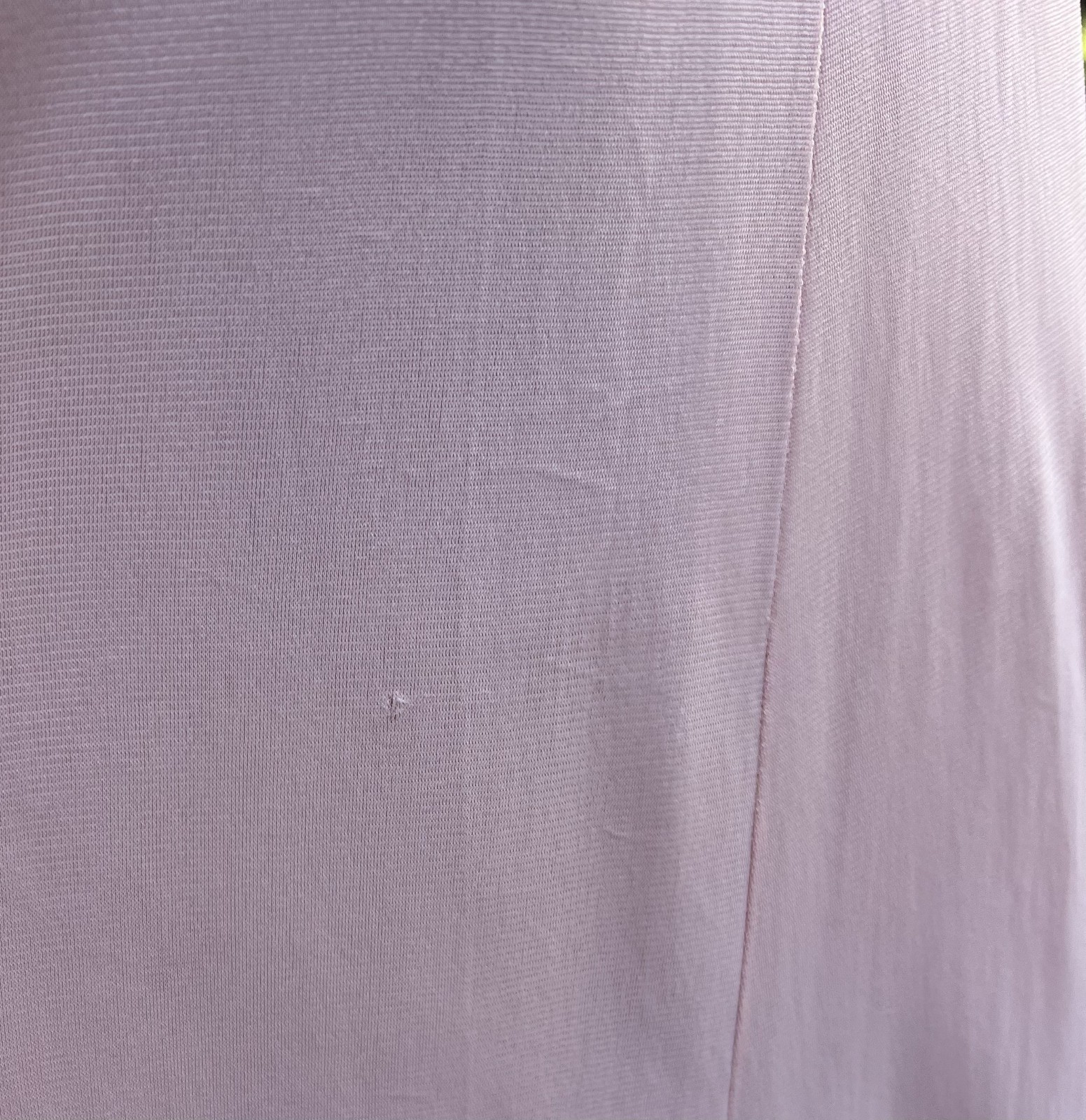 VINTAGE 1940’s SEARS CHARMODE PEACH RAYON JERSEY SMOCKED NIGHTGOWN