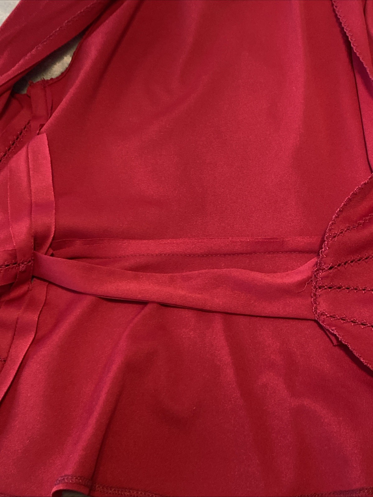 Vintage 60’s 70’s Attitude California 2 Pcs Dress Women’s Sz M/L Red