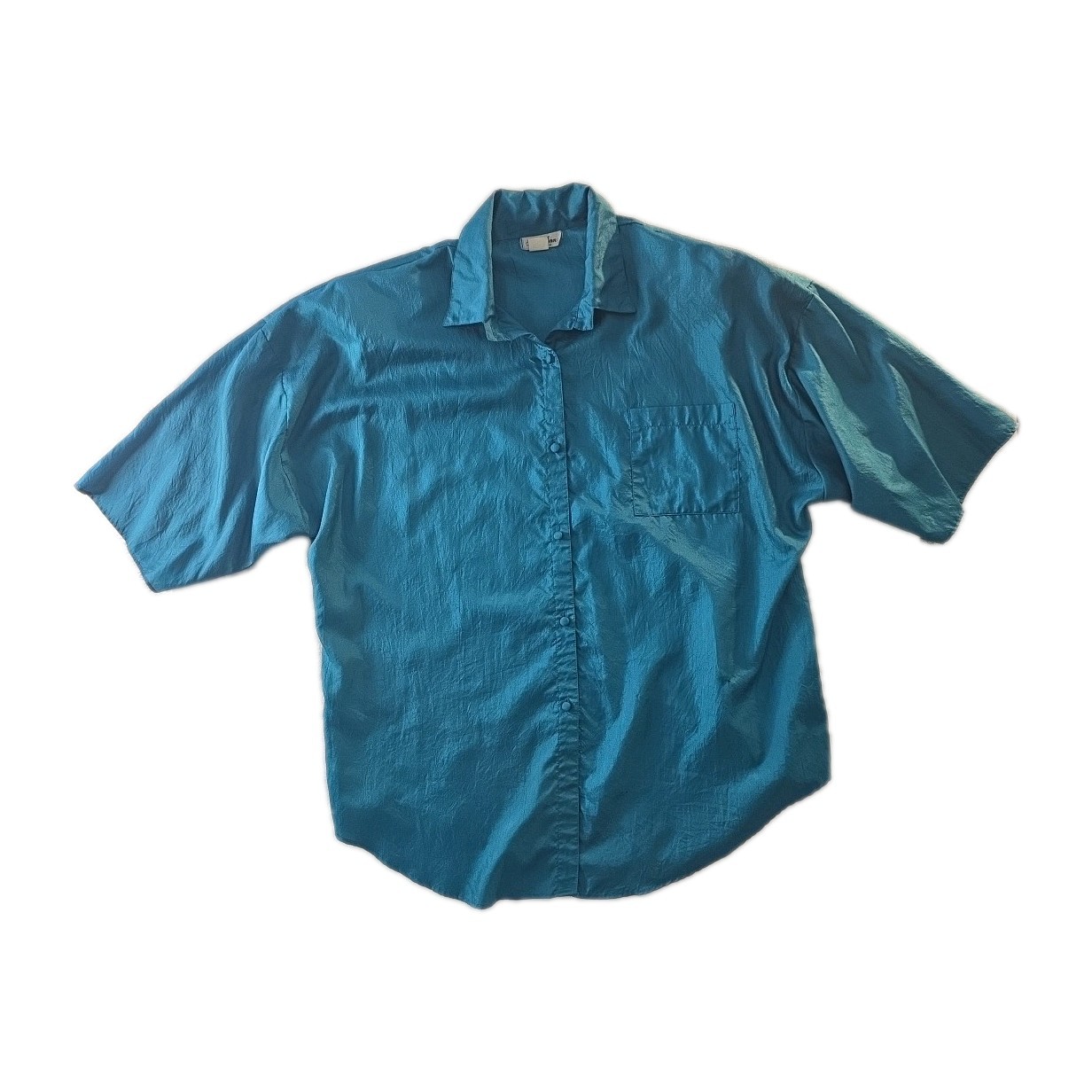 Vintage Teal Risa Ann Blouse – Size 22WP