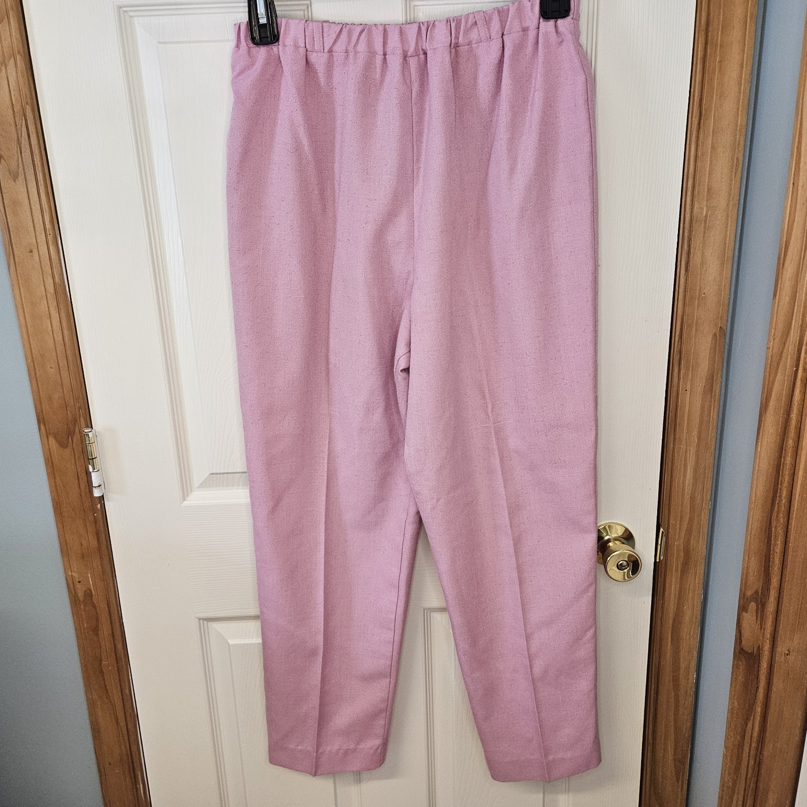 2 Vintage Size 16 Pants Wool and Polyester Slacks