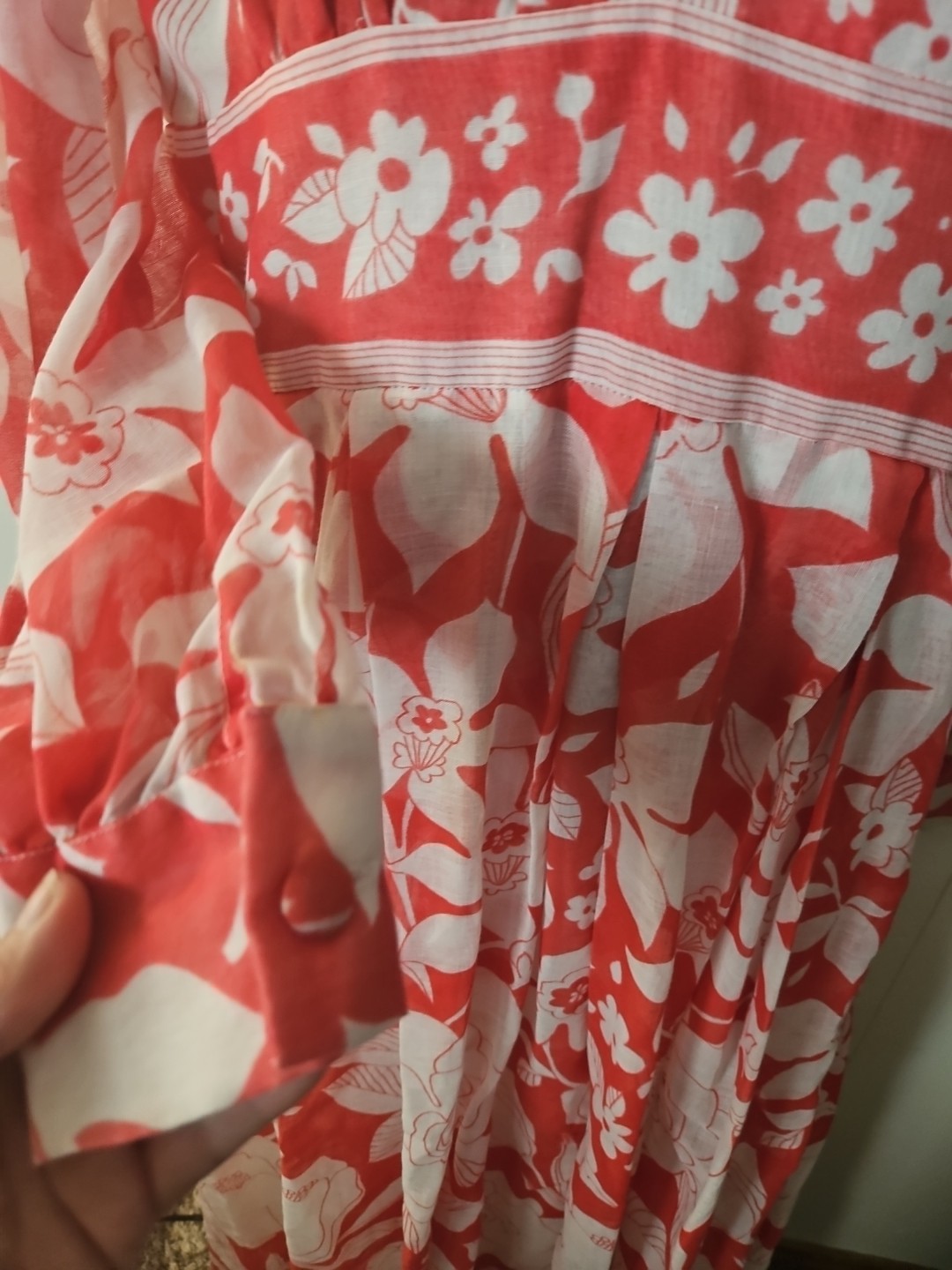 Avalon Classics Vintage Red And White 1960s Maxi Dress Size 10
