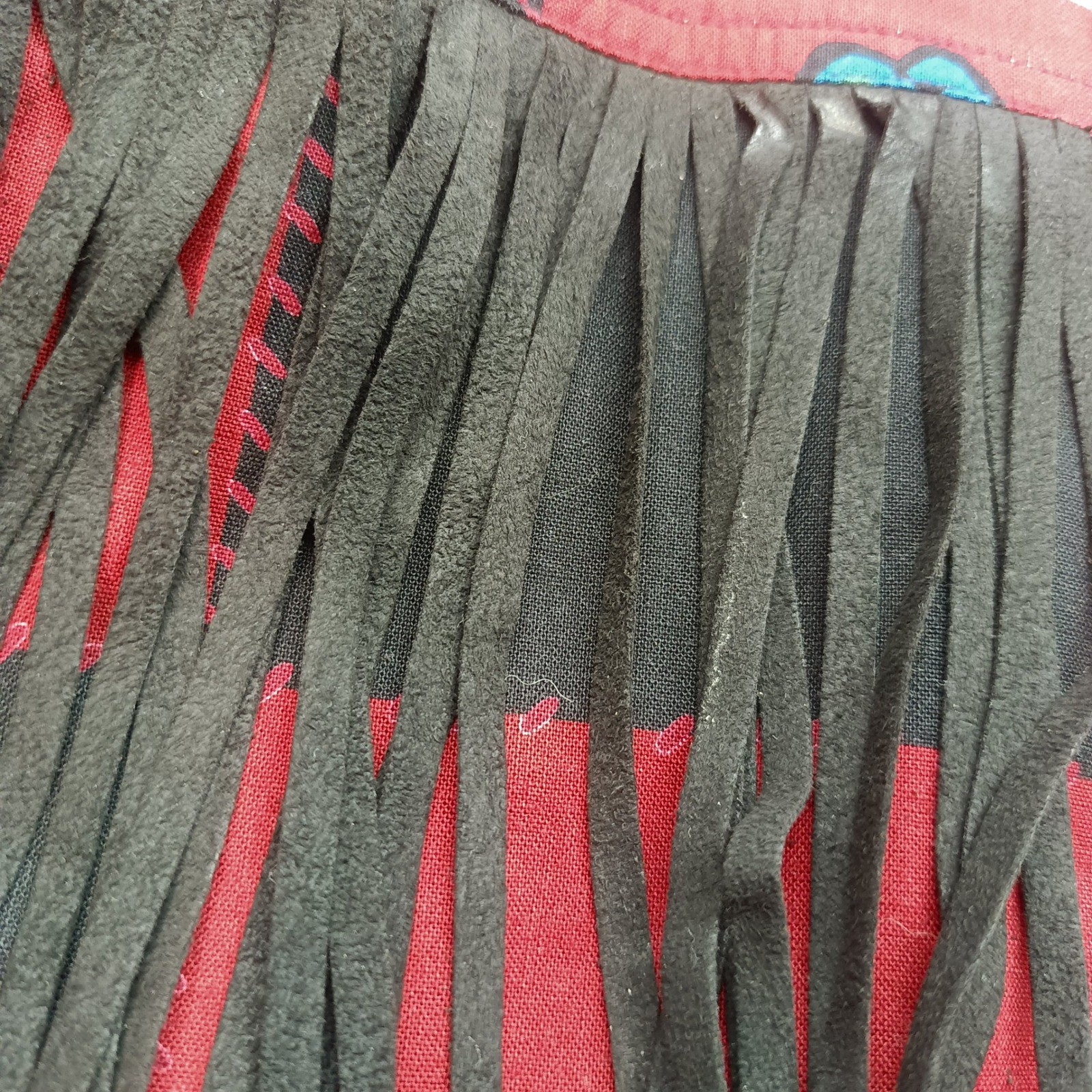 Rocky Mountain Clothing Co Vintage Western Fringe Shirt Womens XS Novelty Rodeo
