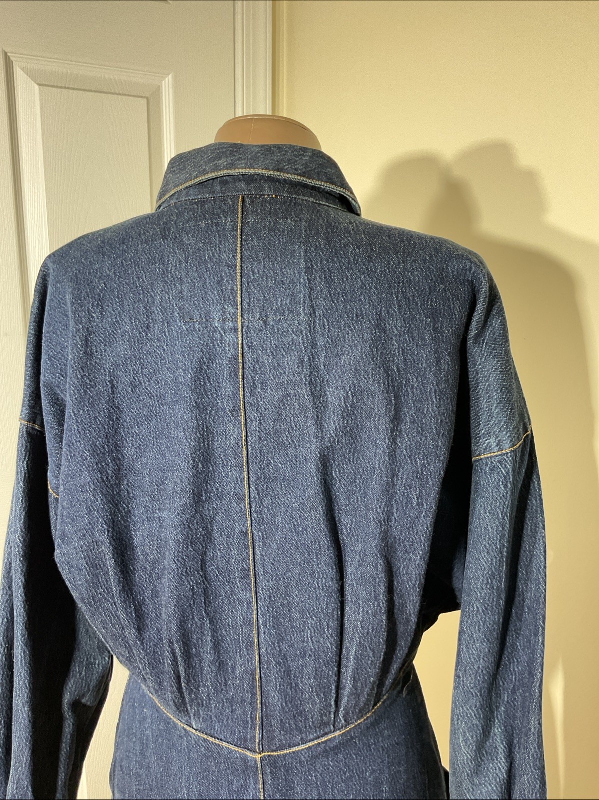 Rare 1980’s Vintage Rococo Jeans Dress Midi Size 8 Excellent Condition