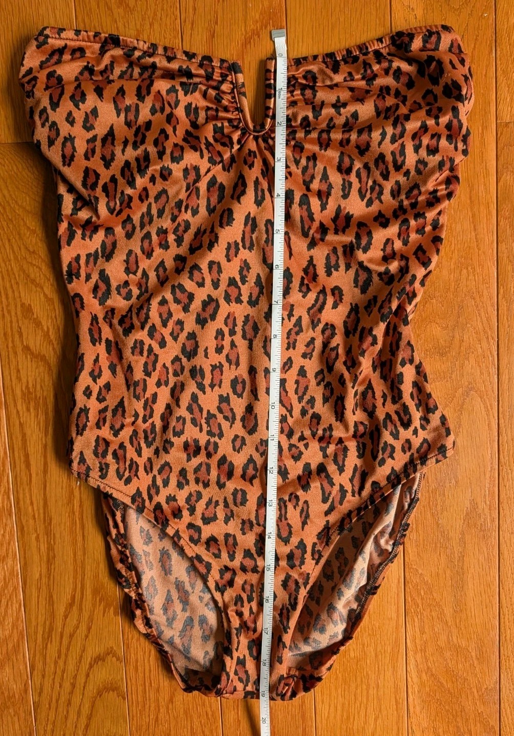 Vintage 80s Gottex One Piece Swim Suit High Leg Leopard Print Retro Chic Size S