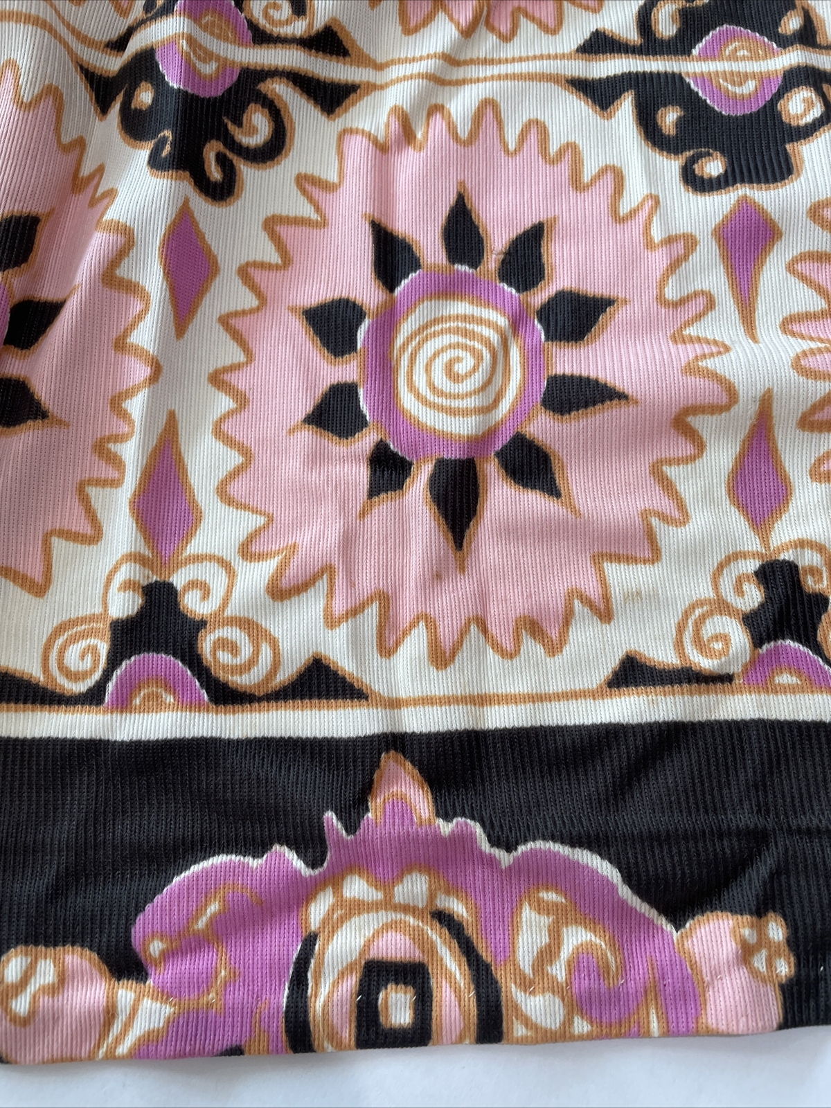 VTG 70s Psychedelic Maxi Dress Puritan Forever Young (FLAWS SEE PHOTOS