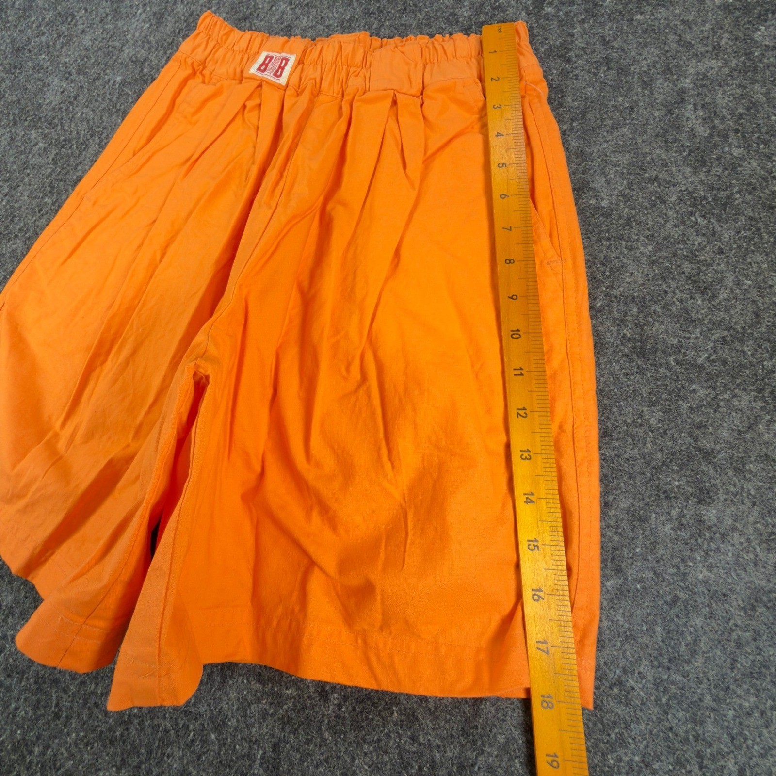 Bugle Boy Shorts Womens 7 Orange Cotton High Waist Vintage 90s 80701D47 NWT
