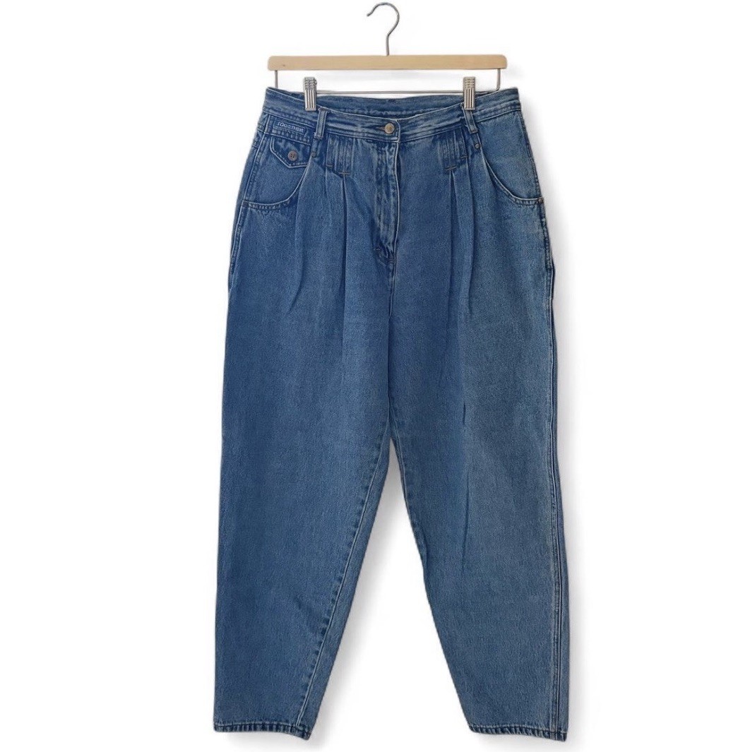 Vtg Together 80s Pleated Mom Jeans Tag 16 Fits Modern Size 8 10 29.5 Waist Curvy
