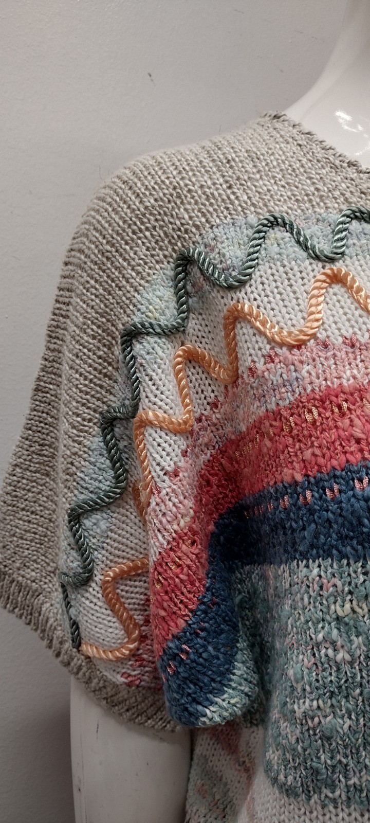 Knit Epic 1980s Pullover Top Vest Sweater Cords Koret Golden Girls Pastels 90s