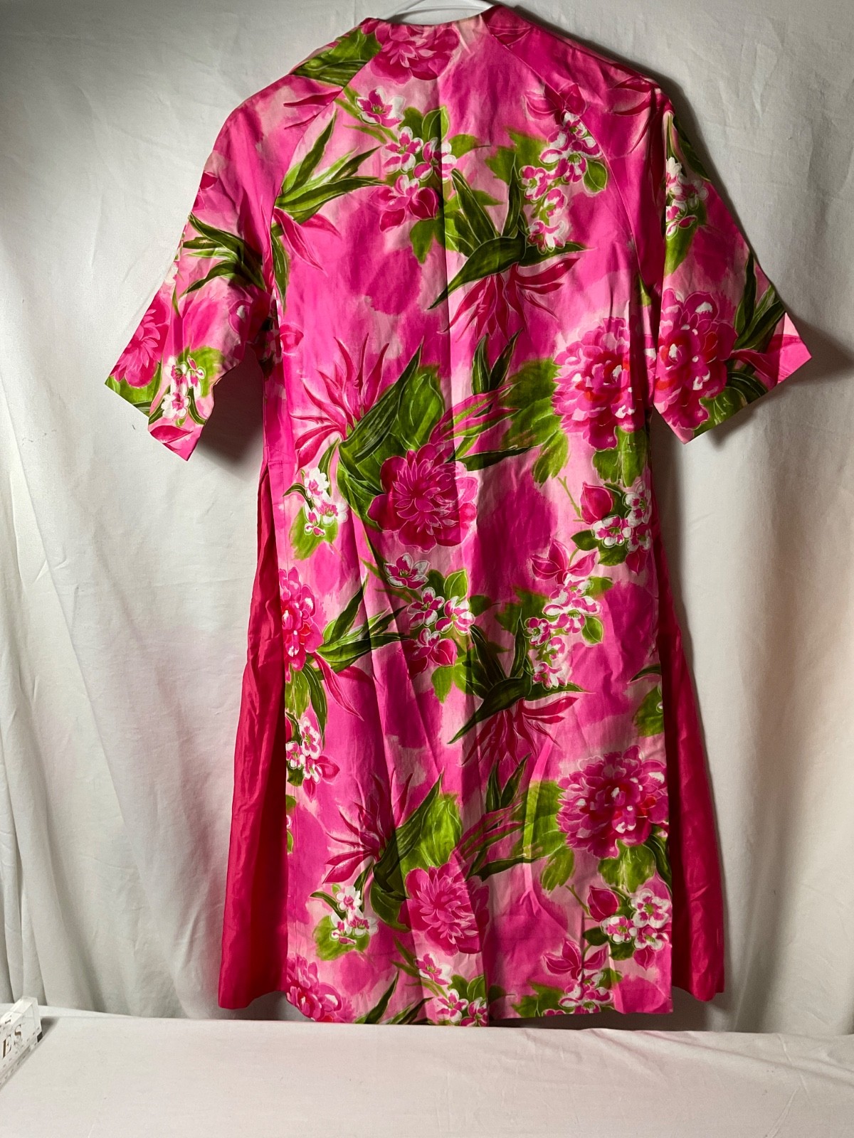 Vintage Kamehameha Hawaiian Flower Pocket Dress 1960 Mid century Made in Hawaii