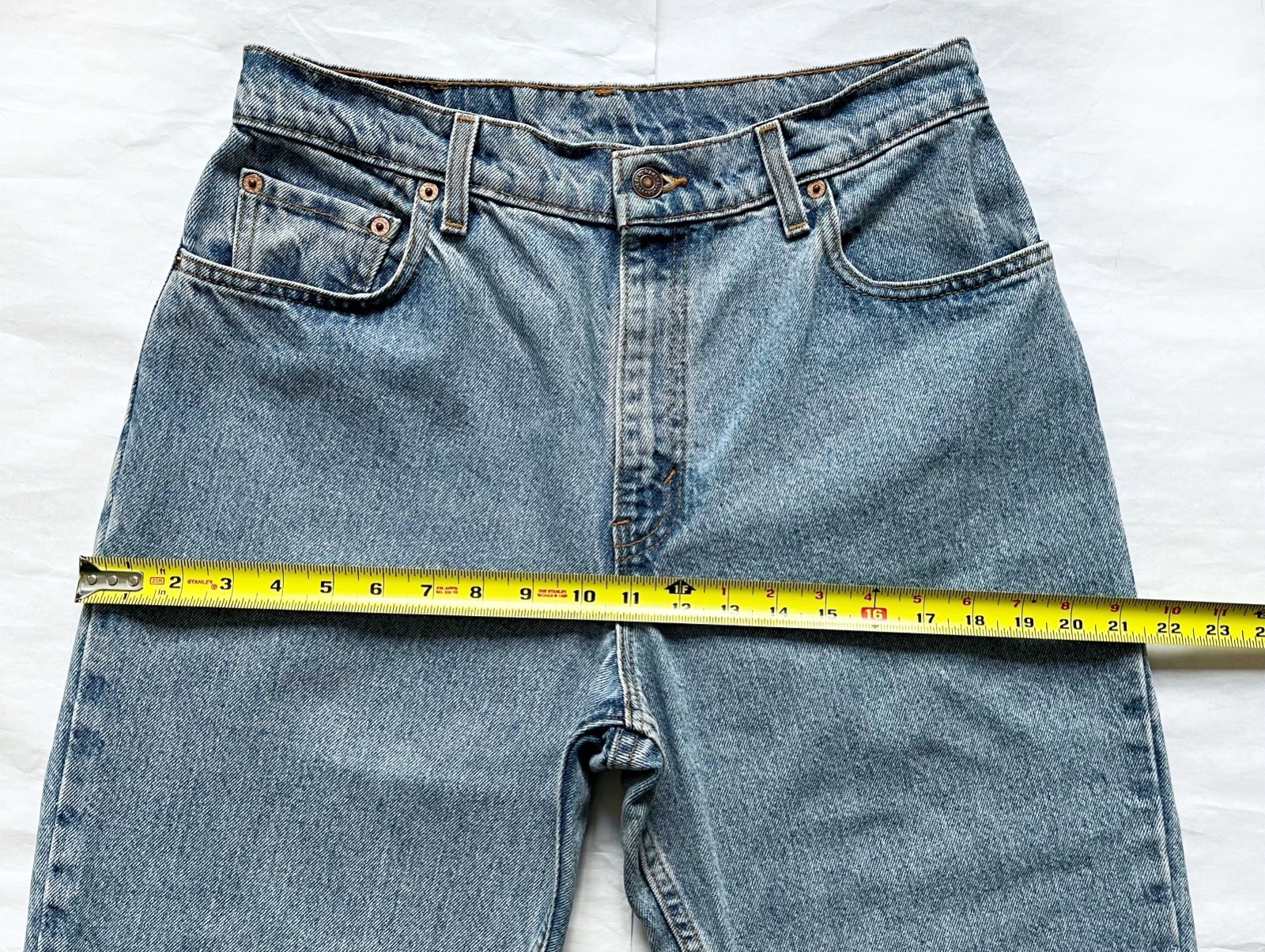 【VTG】1996 Levi’s 551 Relaxed Tapered Jeans 🇺🇸USA Made Women’s 12 PET Fit 29×27