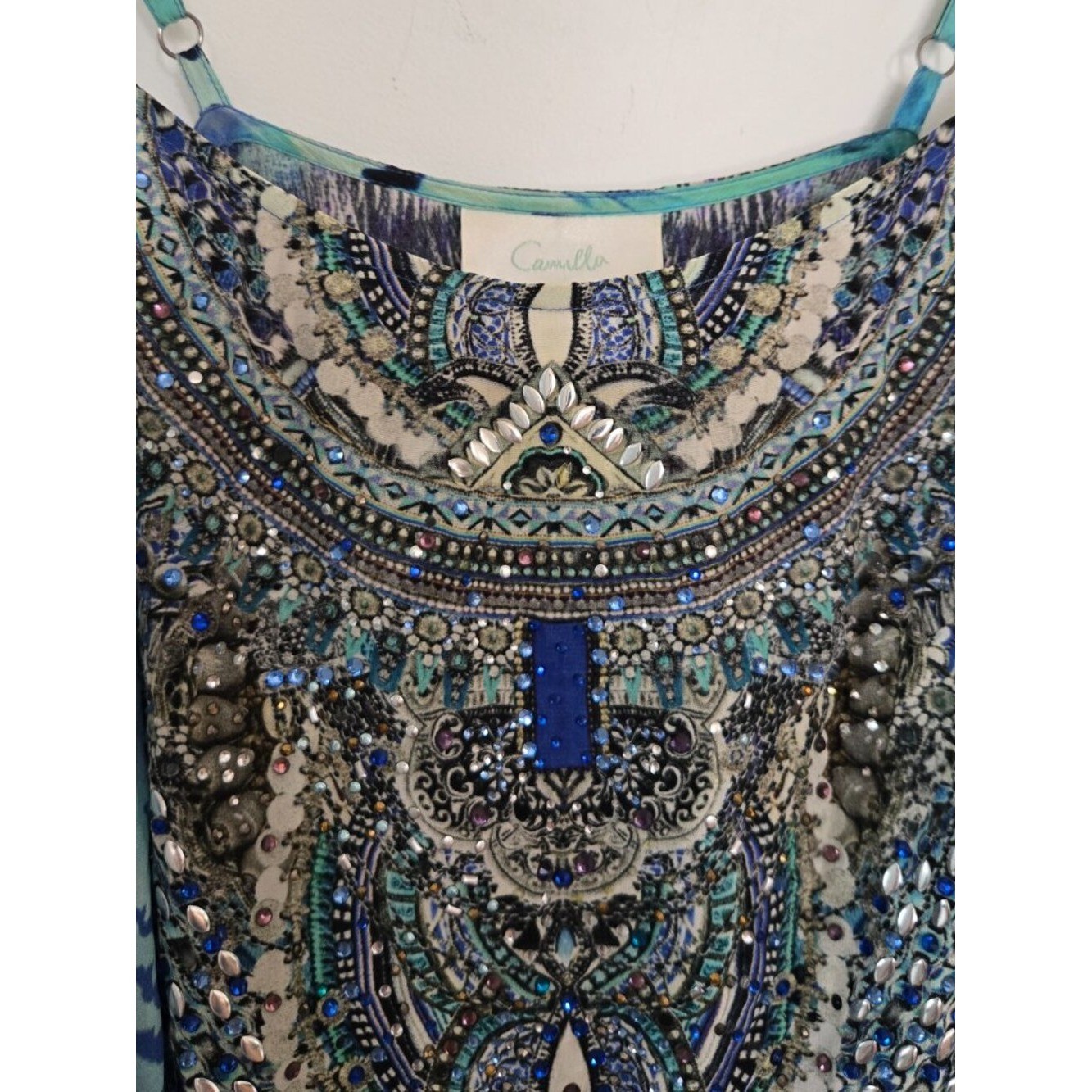 RARE! Camilla Moon Dance Mini Dress With Overlay Size XS