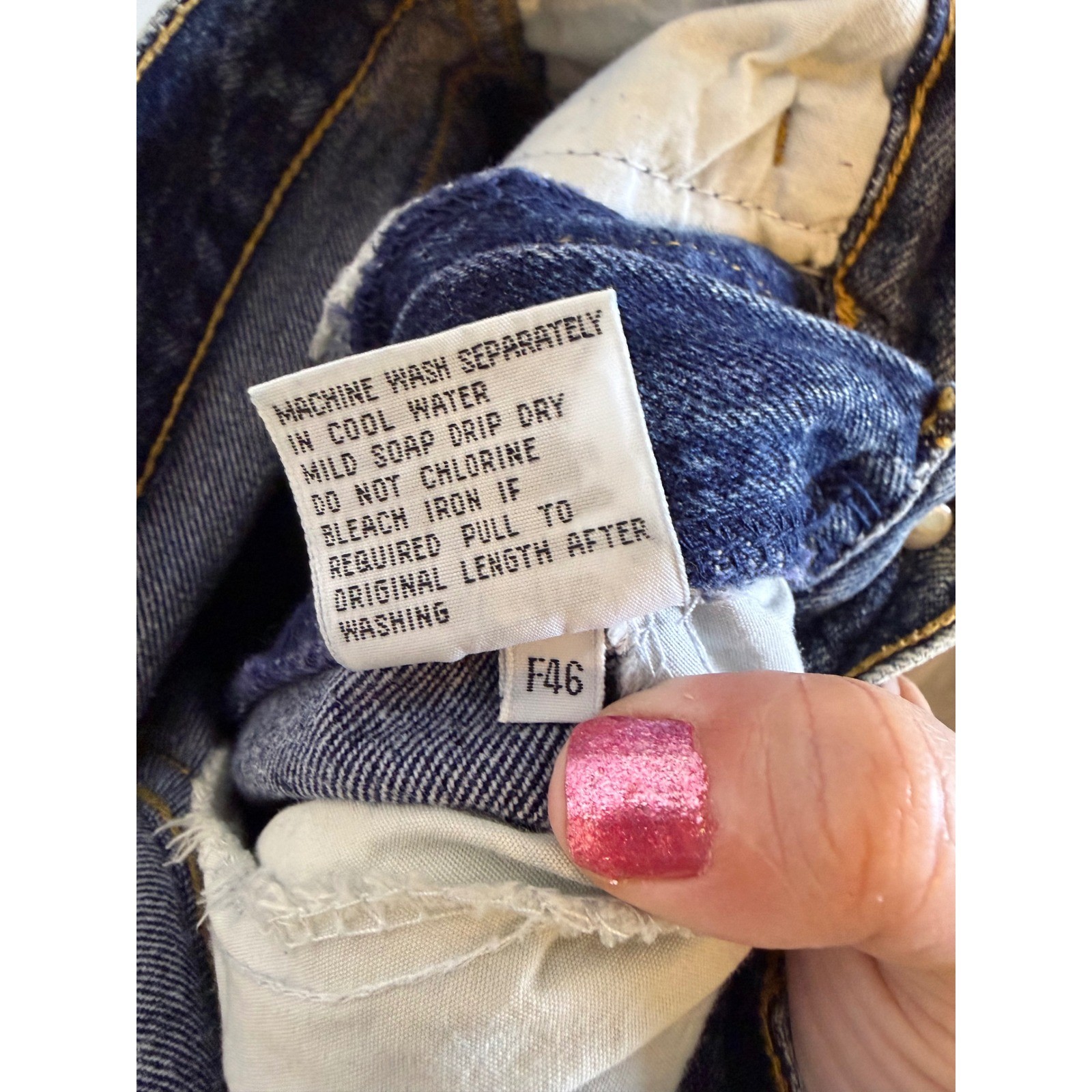 Rio Women Jeans Vintage High Rise Acid Wash Blue 11