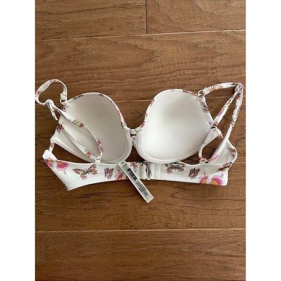PINK Victoria’s Secret butterfly bikini top M NWOT