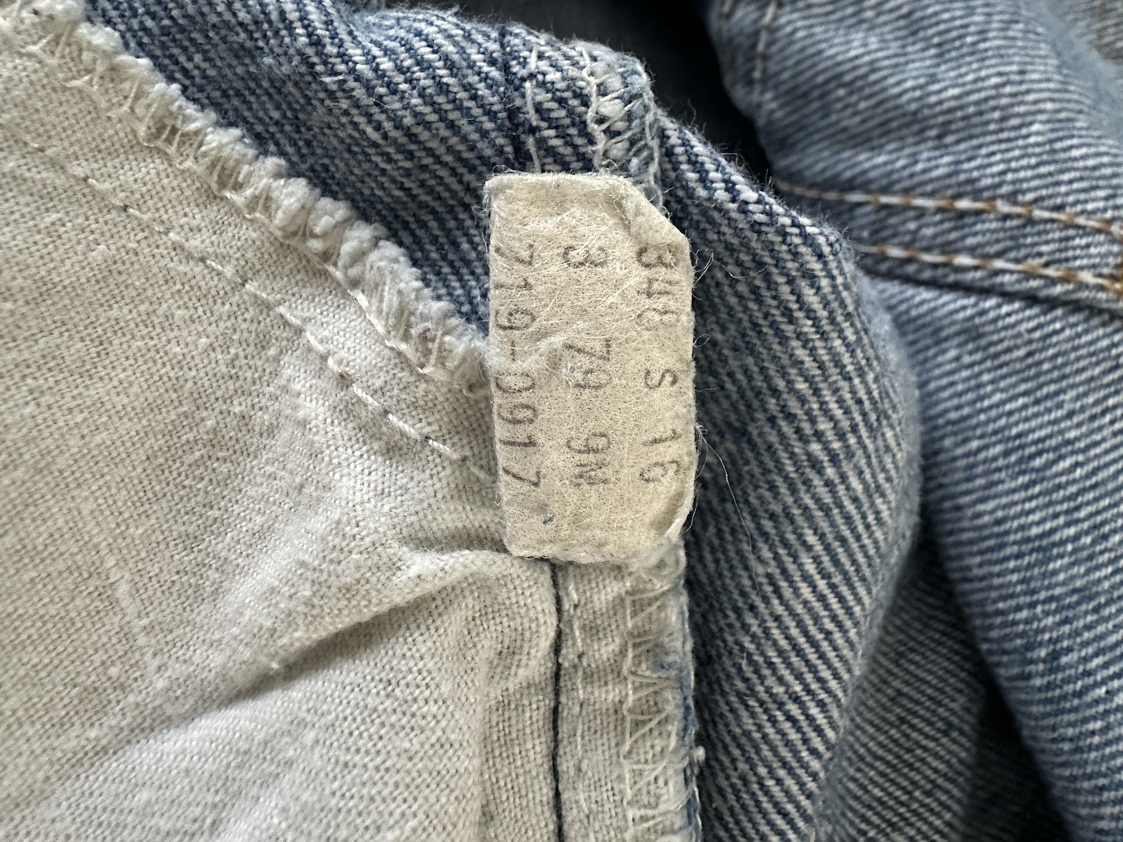 RARE Vintage Levi’s Orange Tab Jeans 719-0917 Straight Leg 27×32