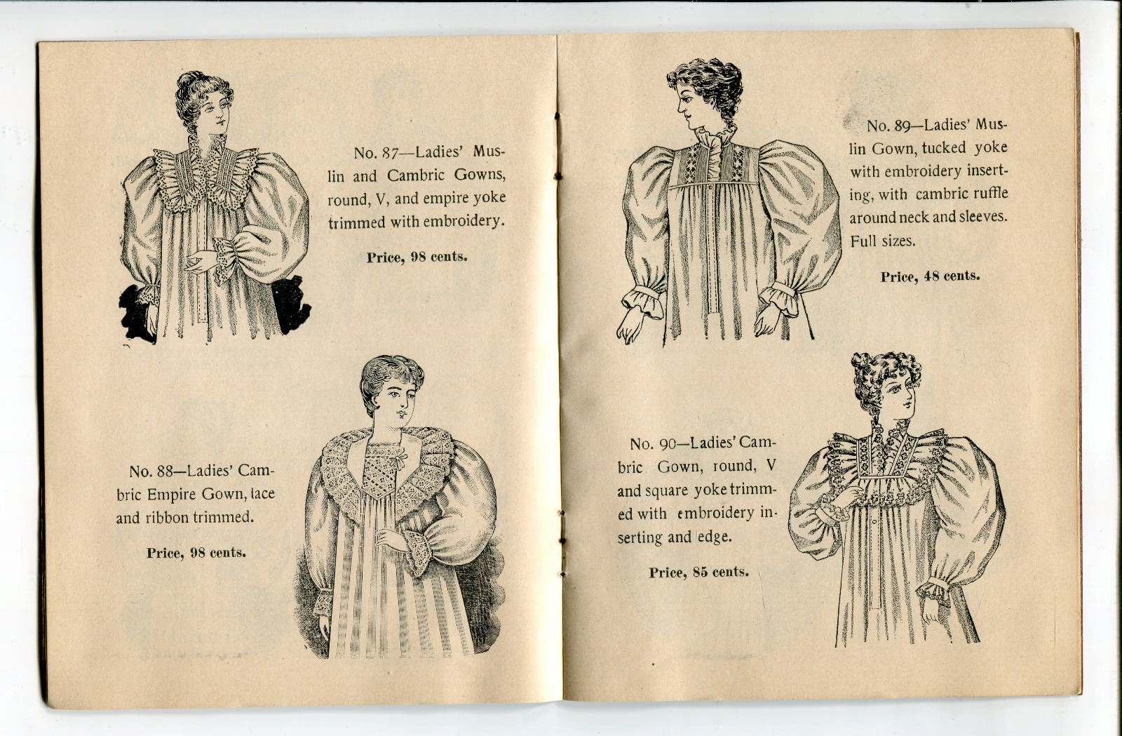 1898 Women’s Undergarments Booklet, Valuable Hints for Ladies Only, Espenhain Co