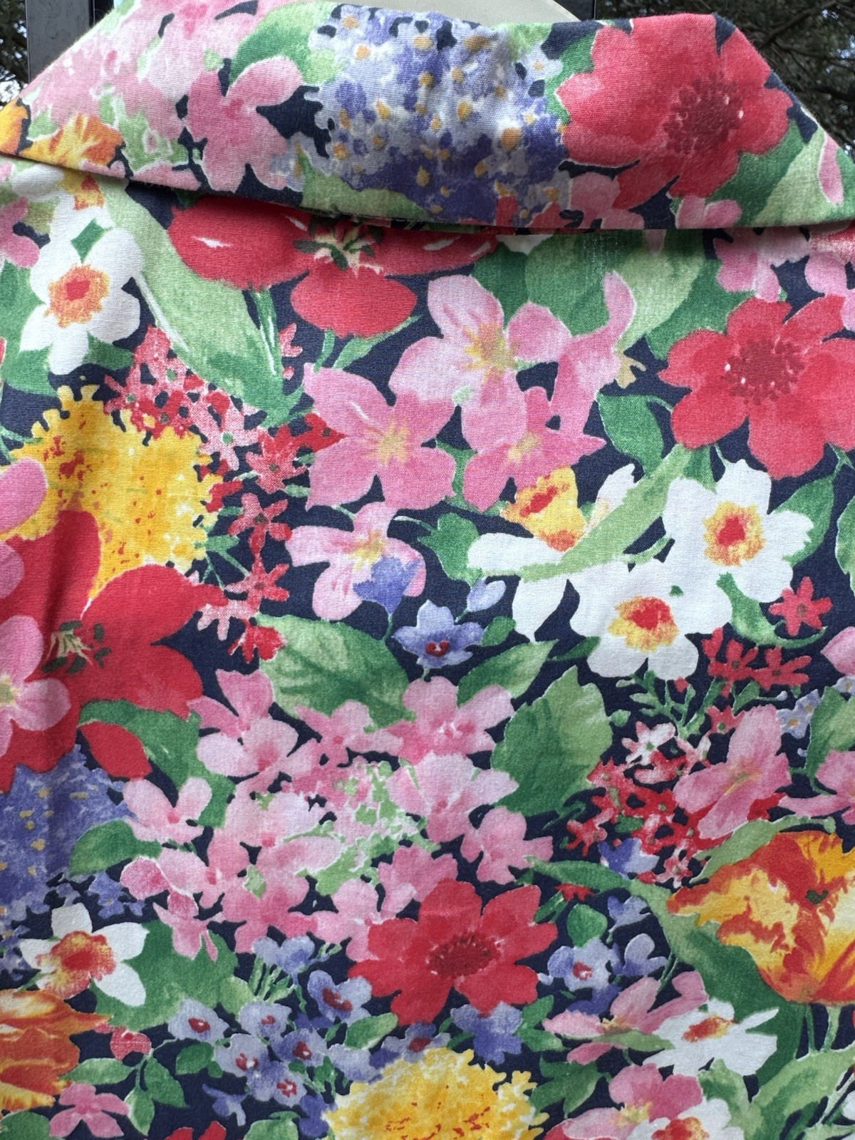 Vintage Dress Margaret Smith Floral 3/4 Sleeves 1970’s Sz 8