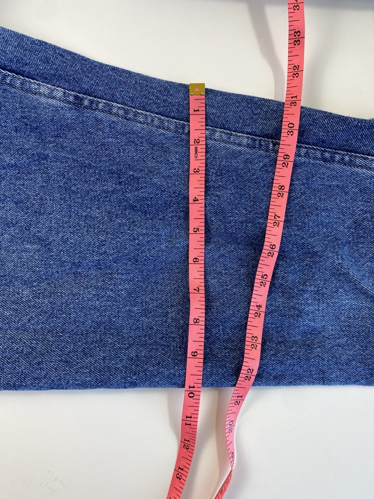 Vintage RIDERS women’s high-waisted 100% cotton blue denim jeans SIZE: 14M