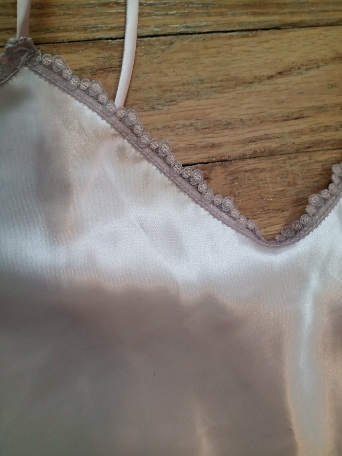SEXY VINTAGE Lady Cameo Dallas Shiny Silky Pink Slip/Chemise Lingerie SO PRETTY!