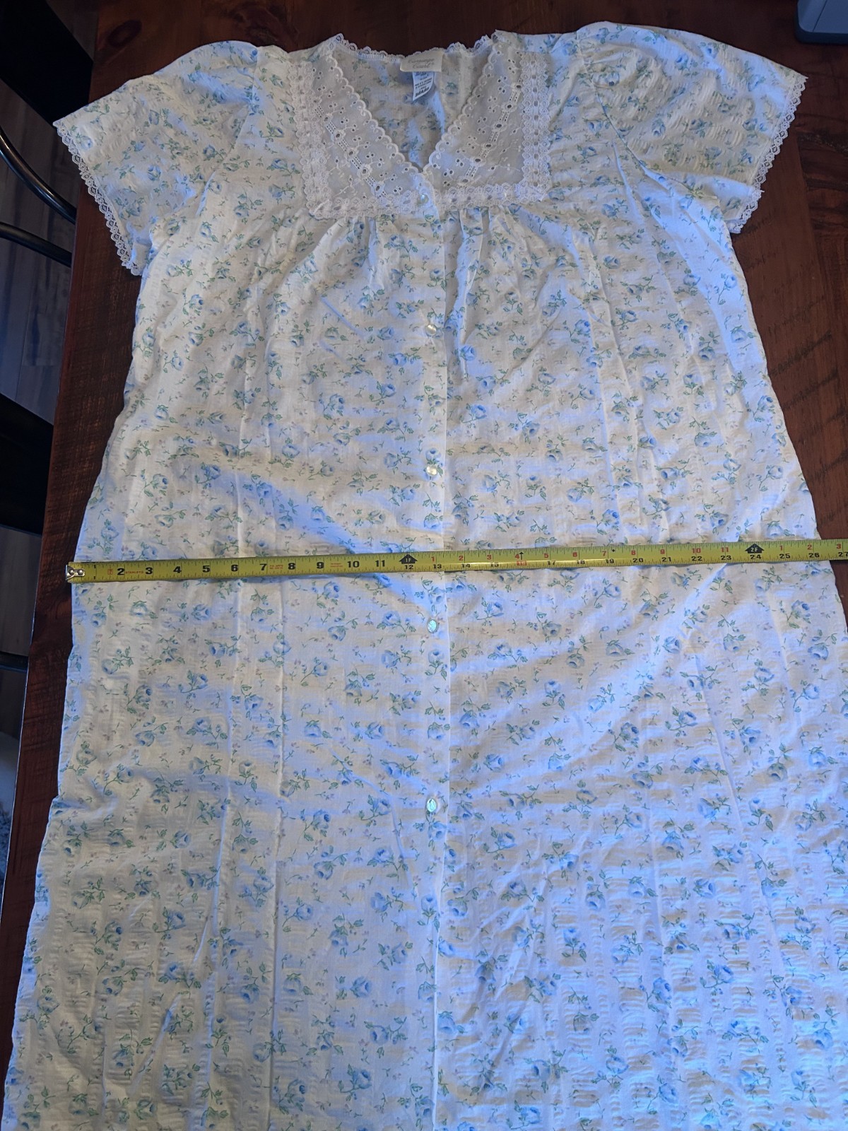 Vintage Sears Carriage Court Women’s Night Gown Cottage Core Sz Large