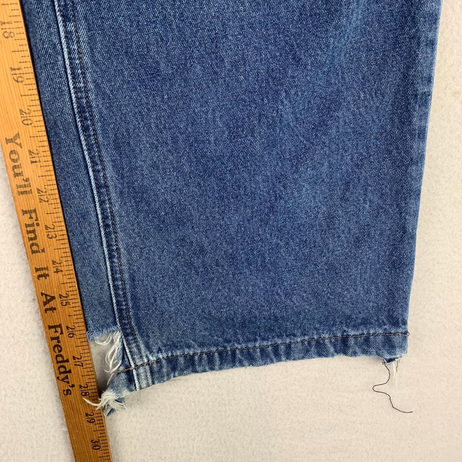 Thrashed Empyre Jeans Baggy Womens 12 Blue Faded Denim Skater Y2K Distressed 90s