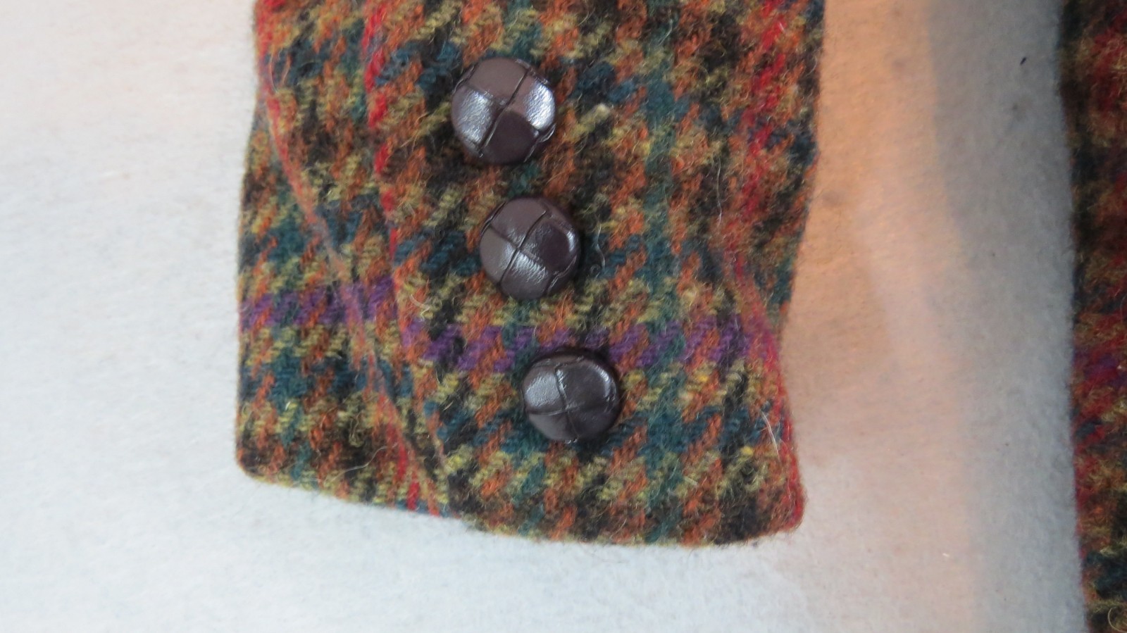 VTG Giorgio Di Sant’ Angelo Collectible Gold Double Breasted Tweed Blazer Small