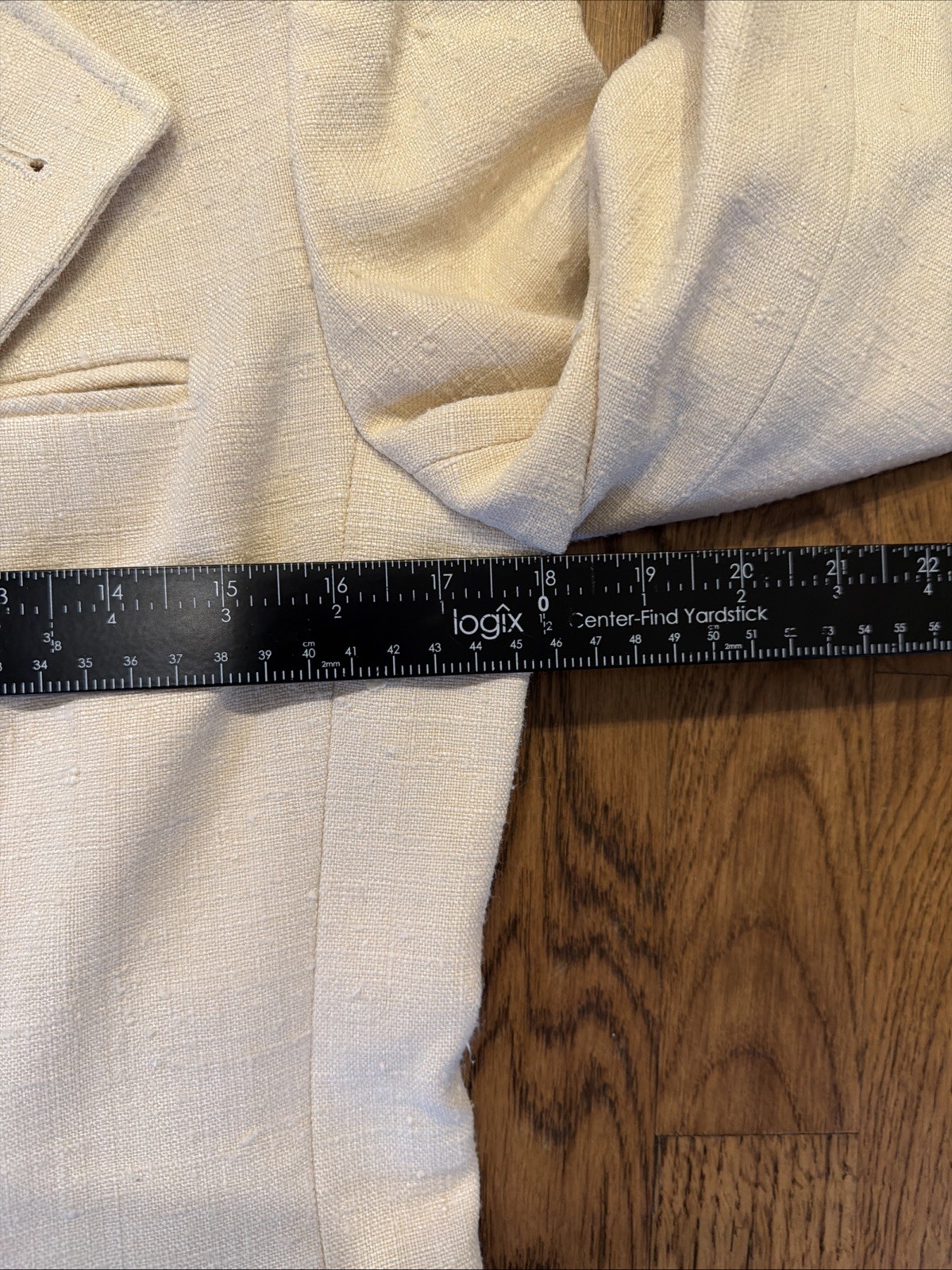 VTG Don Sayres 100% Silk High-Waisted Wide-Leg Tailored Pant Suit Sz 12 Tall