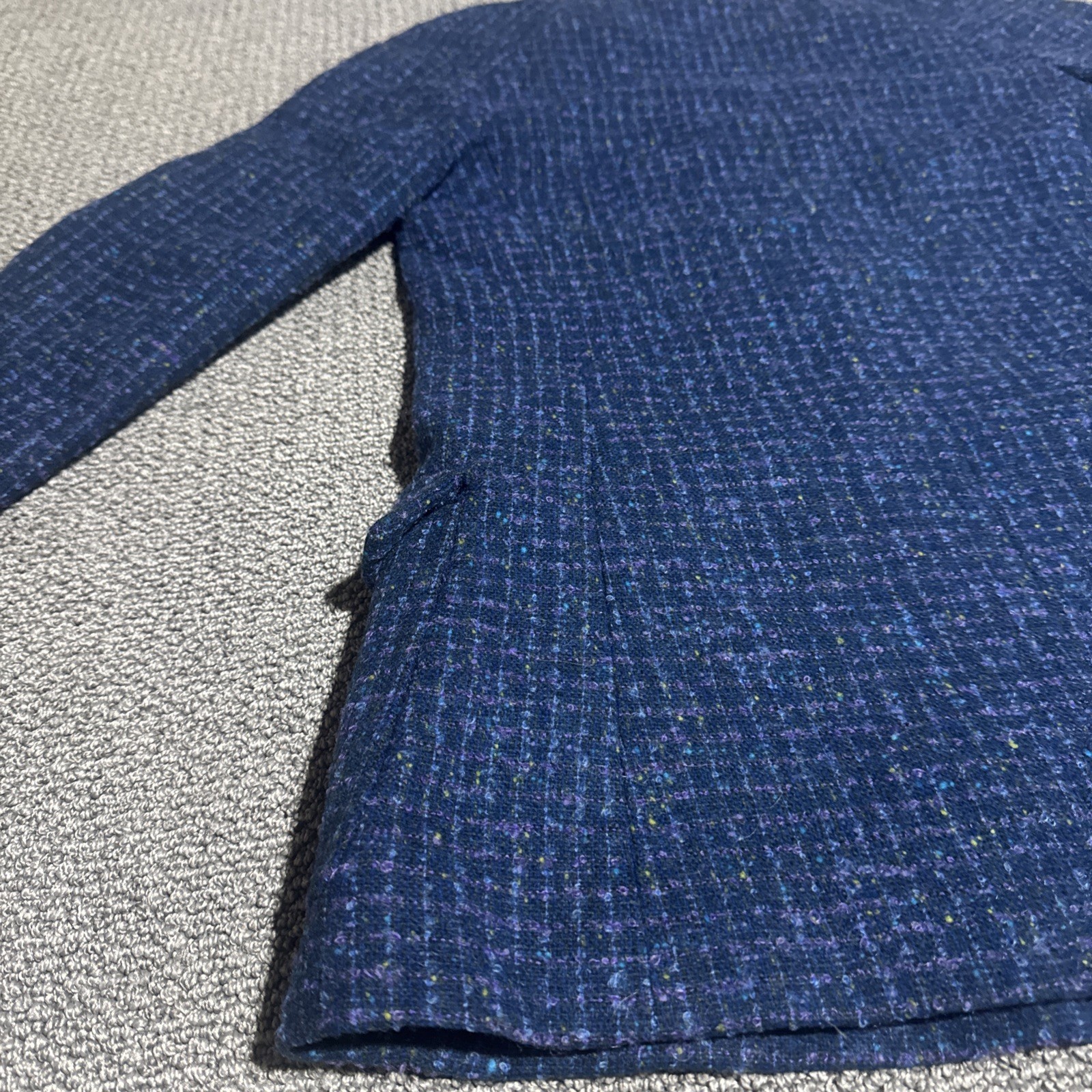 vogue paris original Women’s Dress Jacket Blue Handmade Vintage