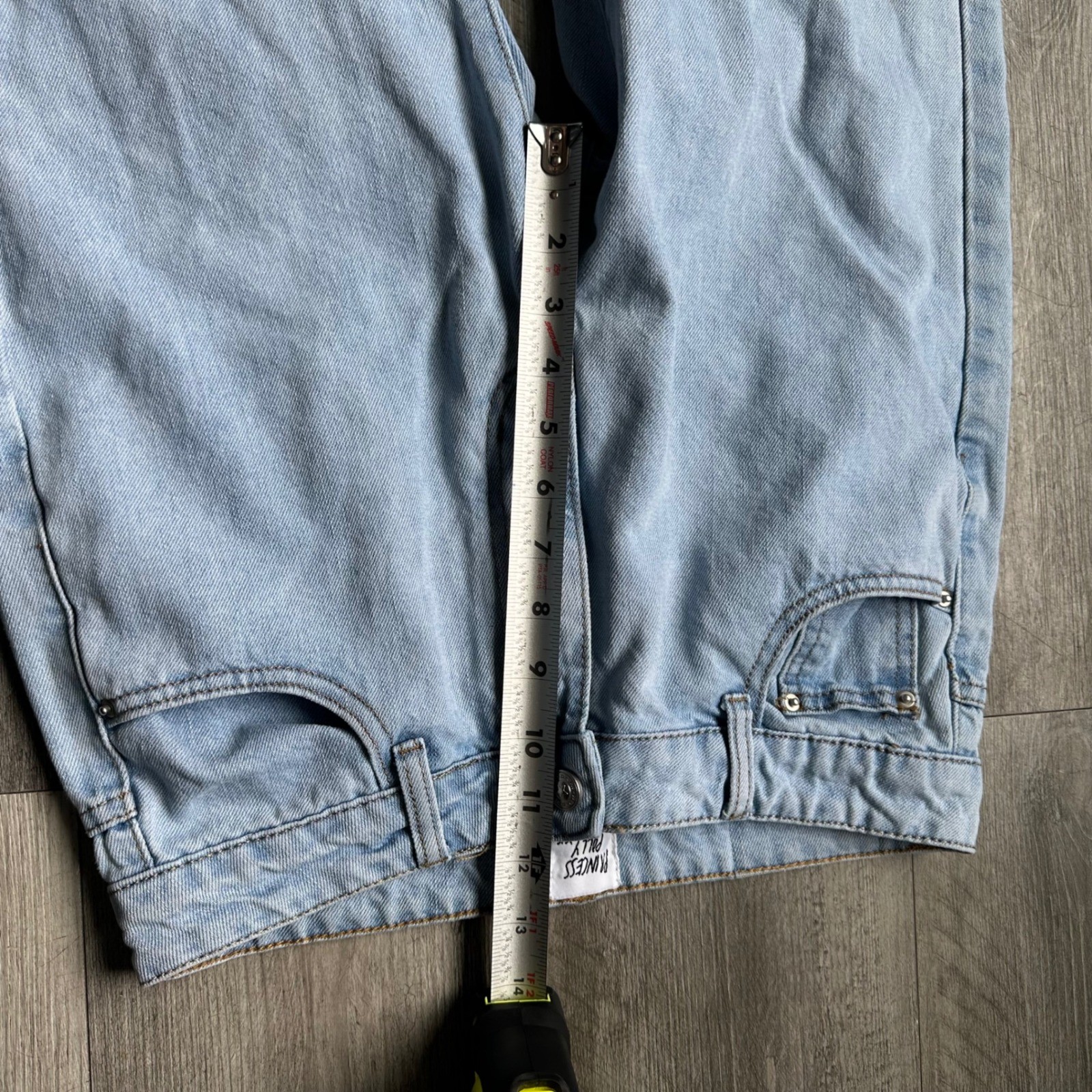 Princess Poli XX Light Wash Flare Jeans Size 6 Vintage Y2K Style