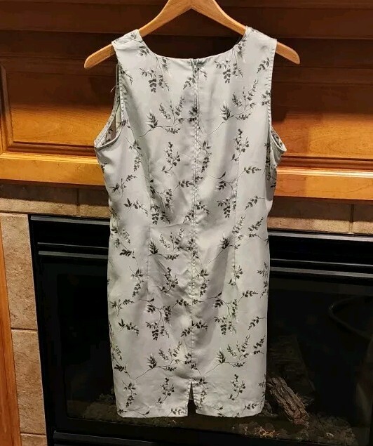 Vintage 90’s DBY Matching Dress & Jacket Set. Light Mint Green Size Medium Midi