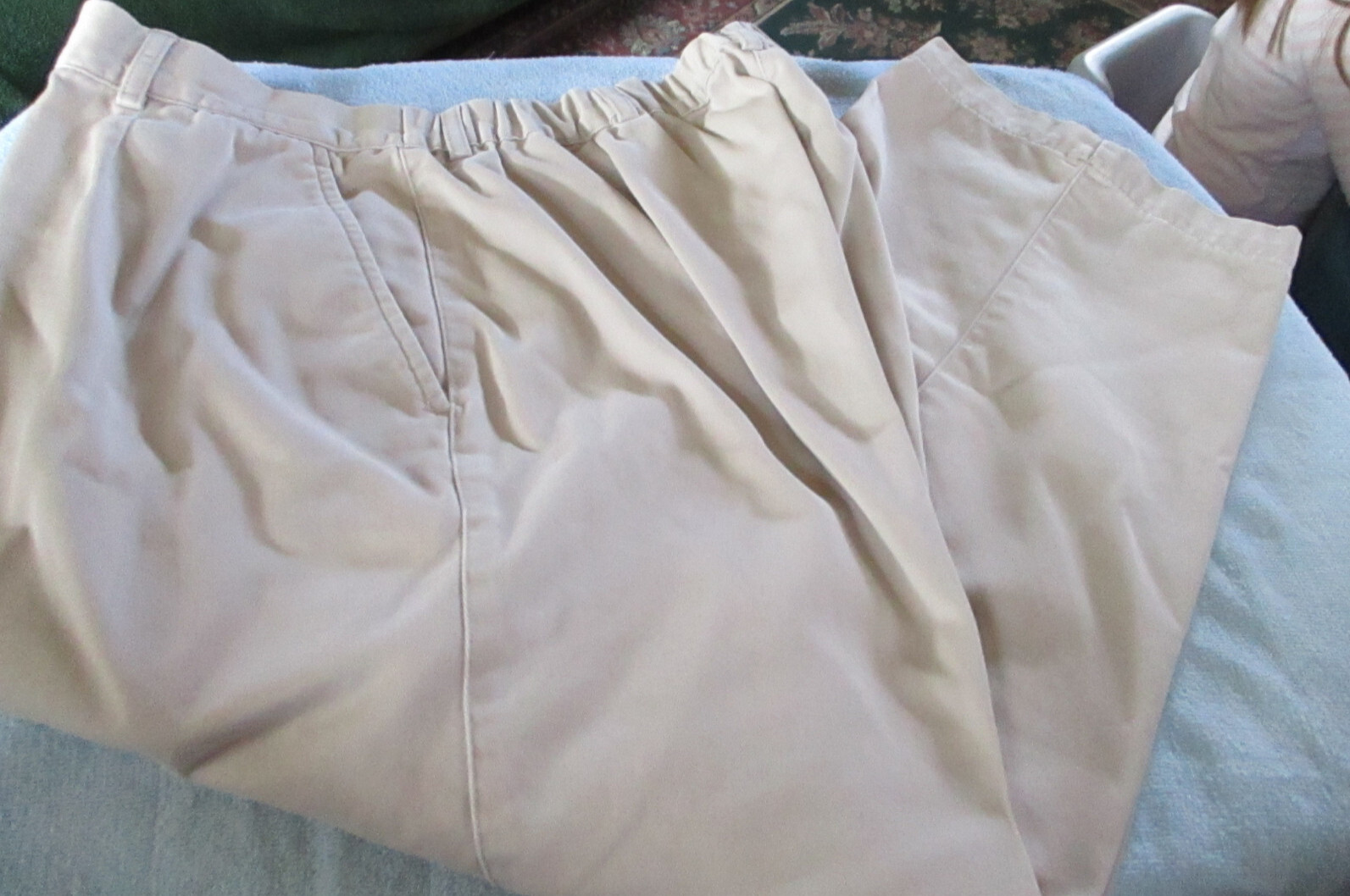LL Bean Vintage 80’s Capri Crop Pants Women’s Size 16 Reg. 33 Elastic Back Waist