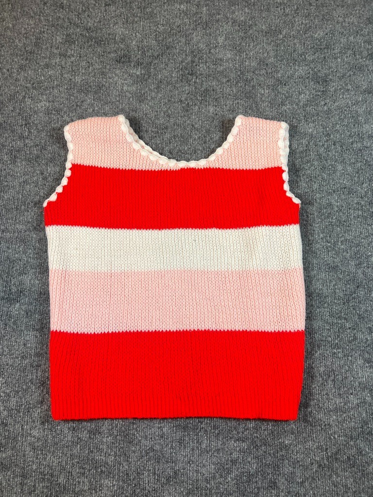 Vintage Womens Sweater 100% Dupont Orlon Acrlic Striped
