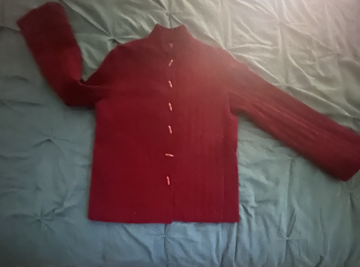 Vintage 70s Jacket Velveteen Channel Quilted Sears Fashion Place Size 10